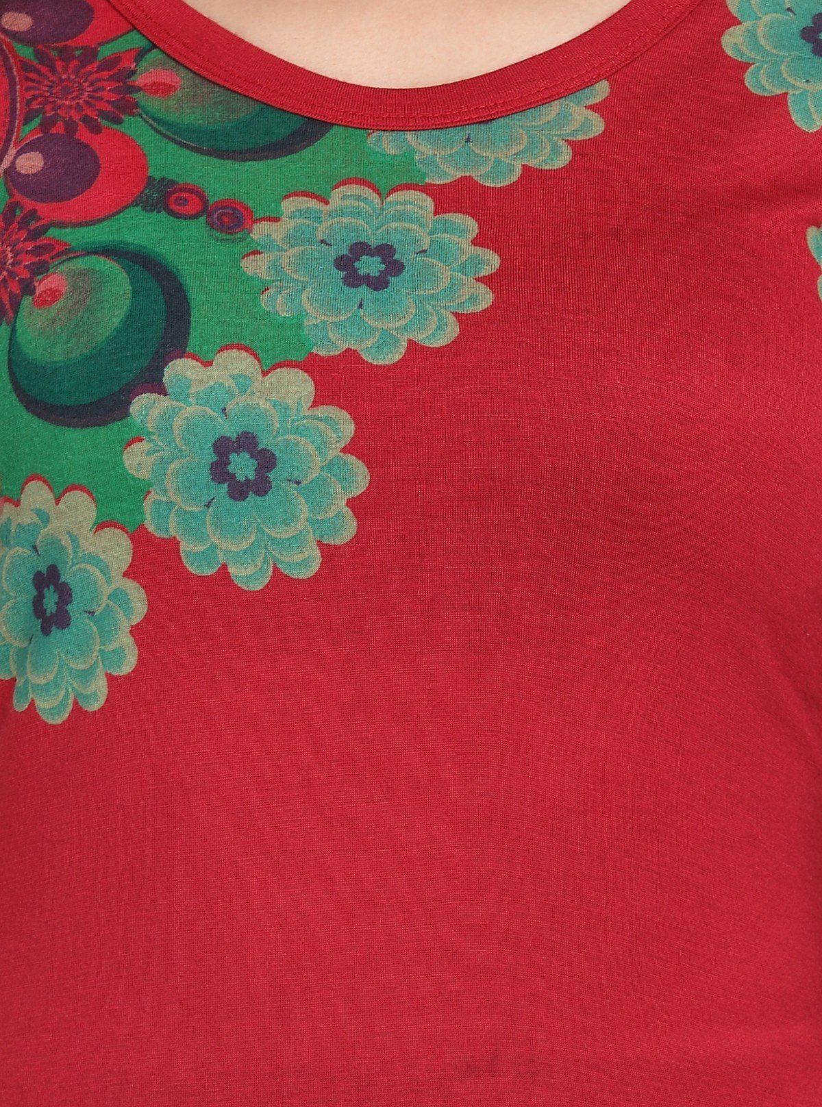 Women's Classic Floral Print Top – Elegant Everyday Cotton Style - Boer and Fitch