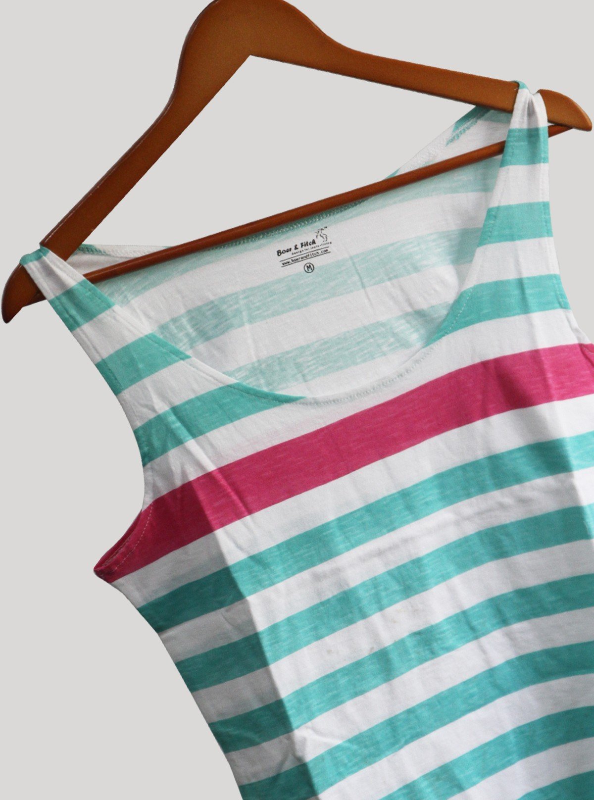Women’s Classic Striped Tank Top – Casual Cotton Wear by Boer and Fitch - Boer and Fitch