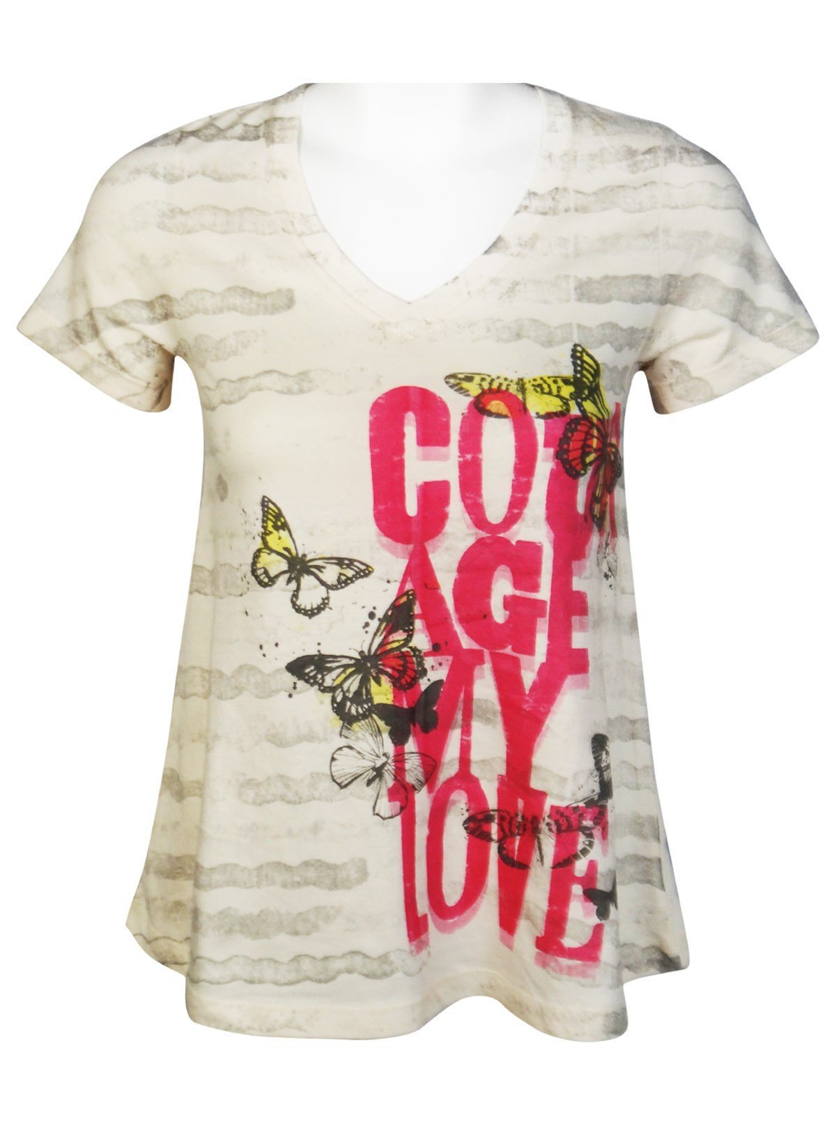 Women’s Cream White Printed Top – Stylish & Comfortable | Boer & Fitch - Boer and Fitch