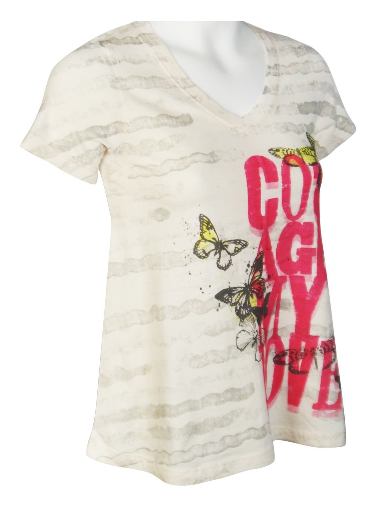 Women’s Cream White Printed Top – Stylish & Comfortable | Boer & Fitch - Boer and Fitch
