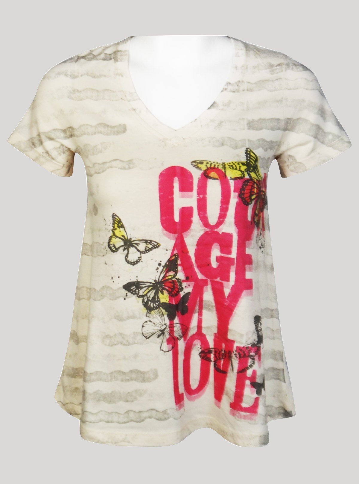 Women’s Cream White Printed Top – Stylish & Comfortable | Boer & Fitch - Boer and Fitch