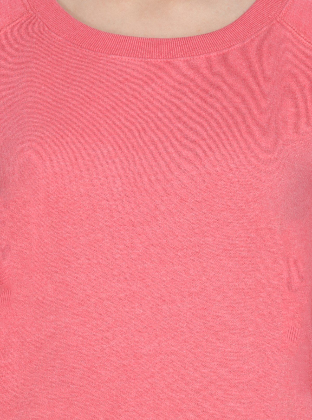 Women’s Dark Pink Full Sleeve Round Neck Pullover in Cotton Fleece - Boer and Fitch