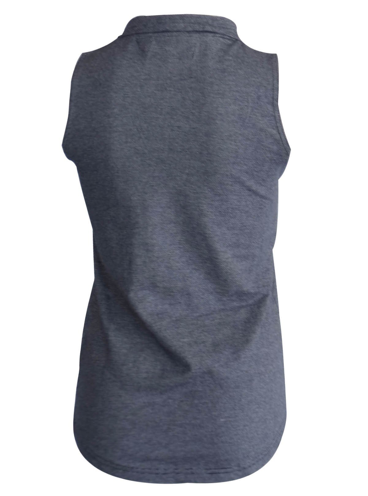 Women’s Dusted Black High Neck Sleeveless Top – Chic & Comfortable | Boer & Fitch - Boer and Fitch
