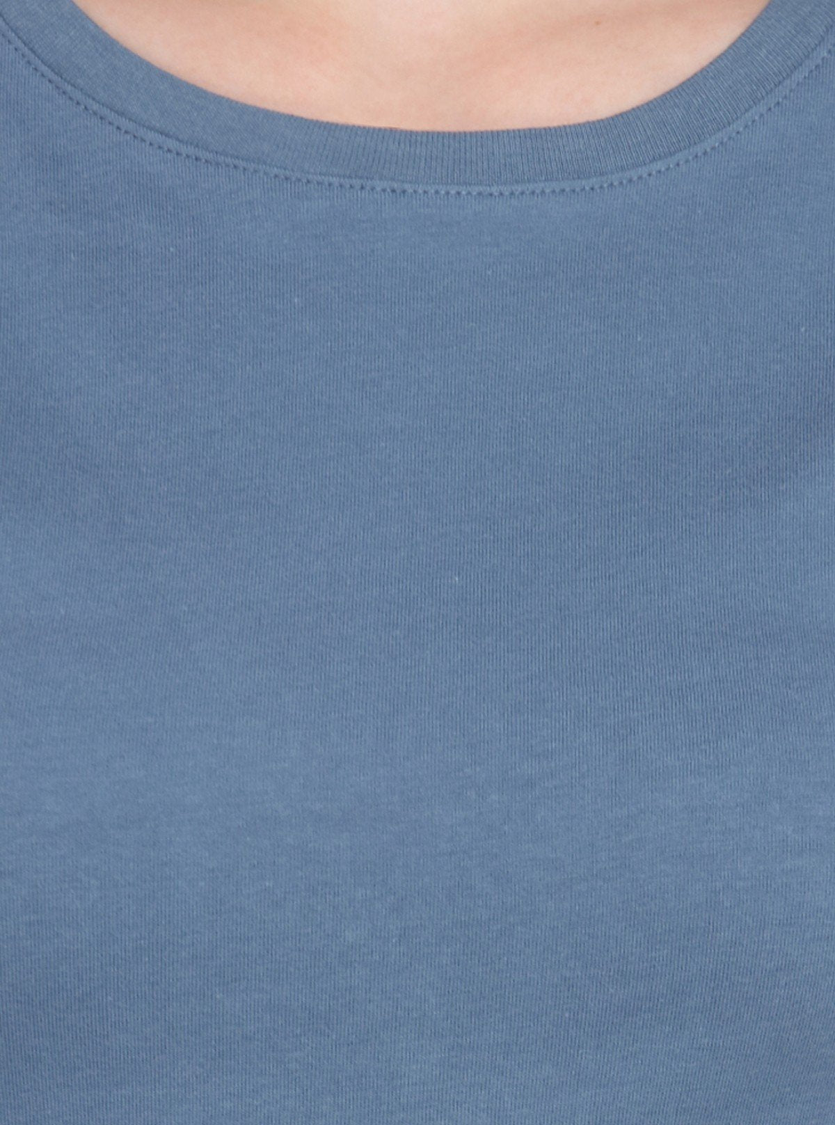 Women’s Dusted Blue Crew Neck T-Shirt – Casual & Comfortable | Boer & Fitch - Boer and Fitch
