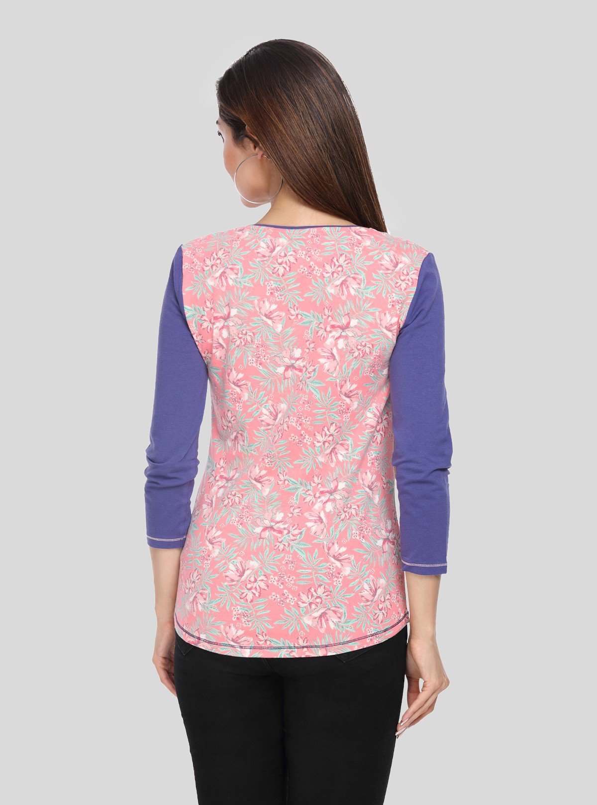 Women's Elegant Artistic Floral Printed Top – Refined & Expressive by Boer & Fitch - Boer and Fitch