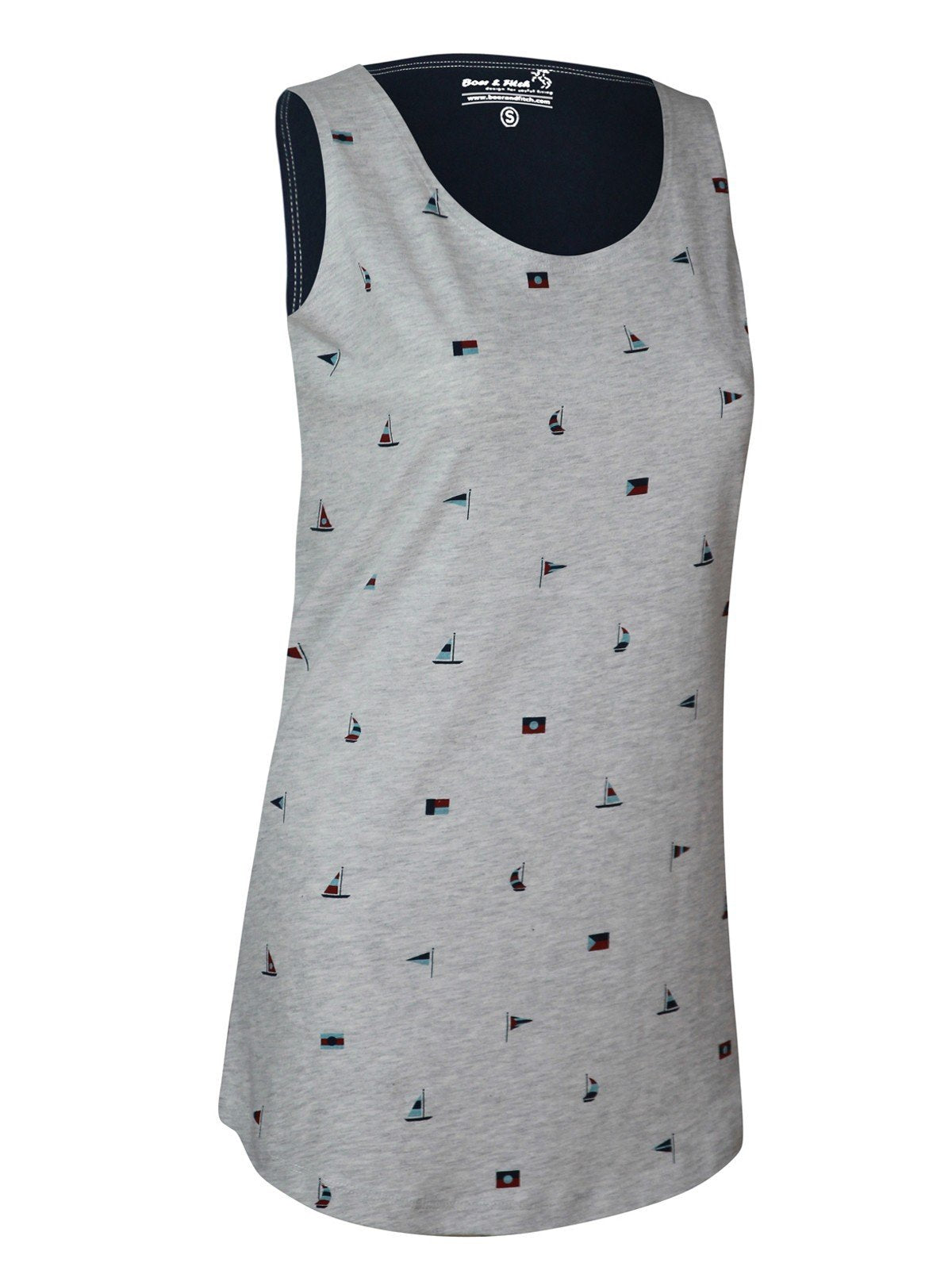 Women’s Flag Printed Sleeveless Top – Trendy & Comfortable | Boer & Fitch - Boer and Fitch
