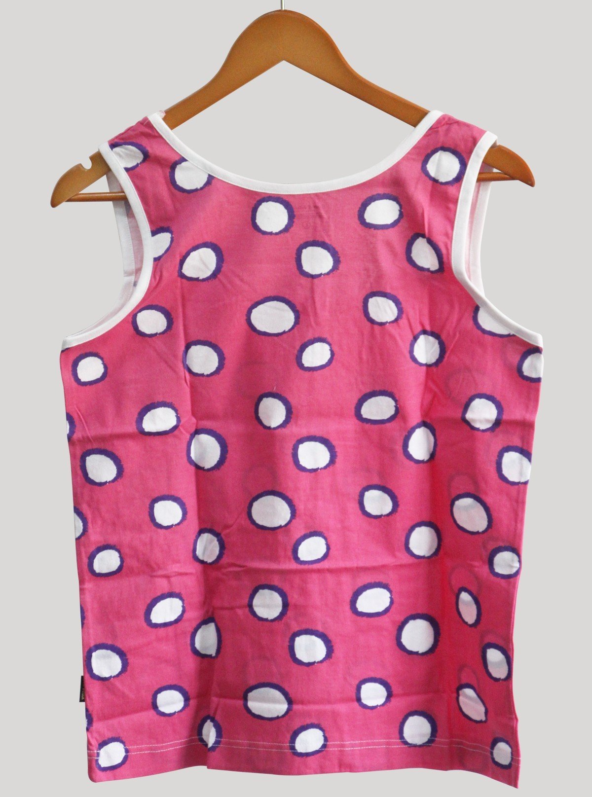Women’s Fuchsia Dot Printed Sleeveless Top – Trendy & Comfortable | Boer & Fitch - Boer and Fitch