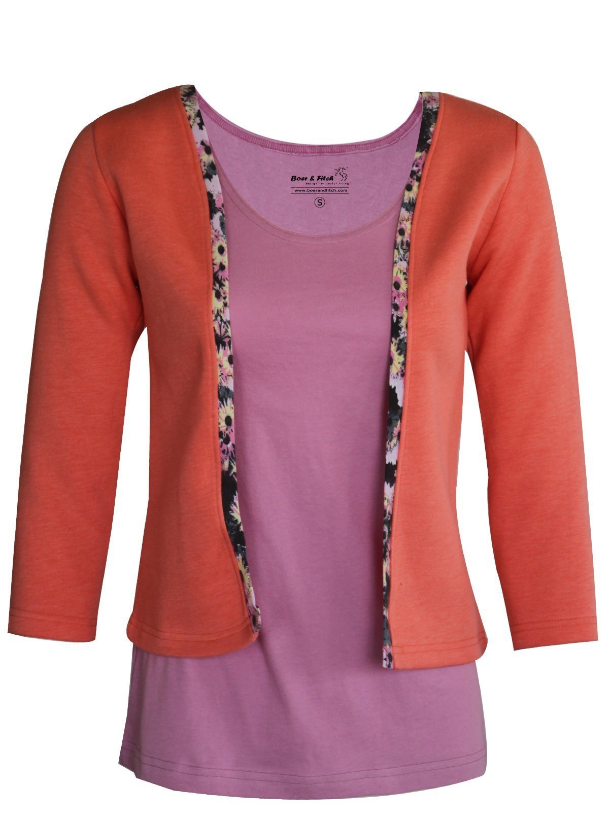 Women’s Fuschia Contrast Fleece Top – Cozy & Trendy | Boer & Fitch - Boer and Fitch