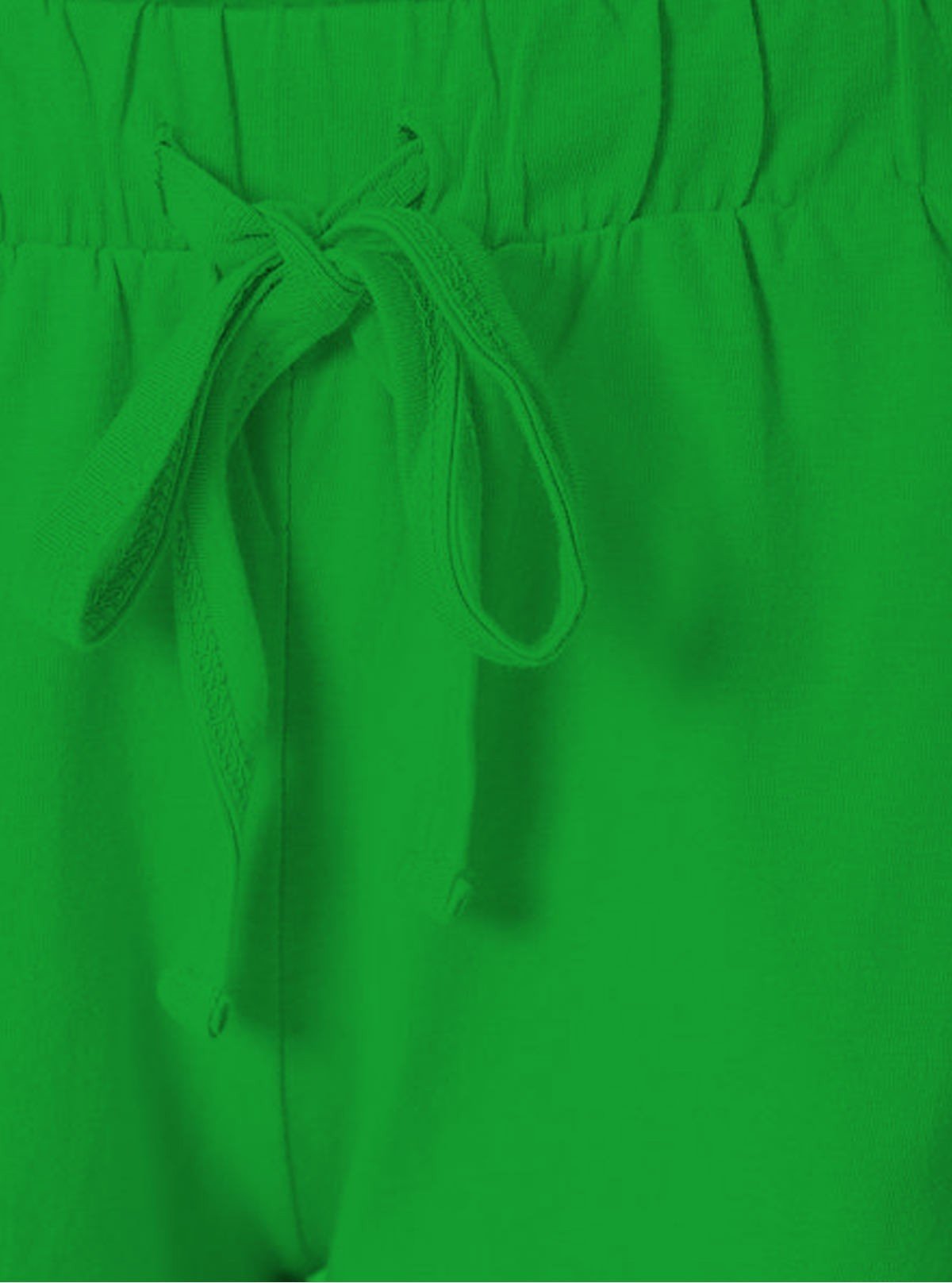 Women’s Green Cotton Jersey Shorts – Fresh, Comfy & Casual Everyday Style - Boer and Fitch
