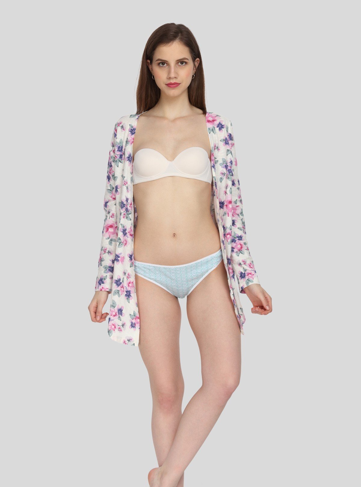 Women's Green Dot Print Brief – Soft Cotton Mid - Rise Panty by Boer and Fitch - Boer and Fitch