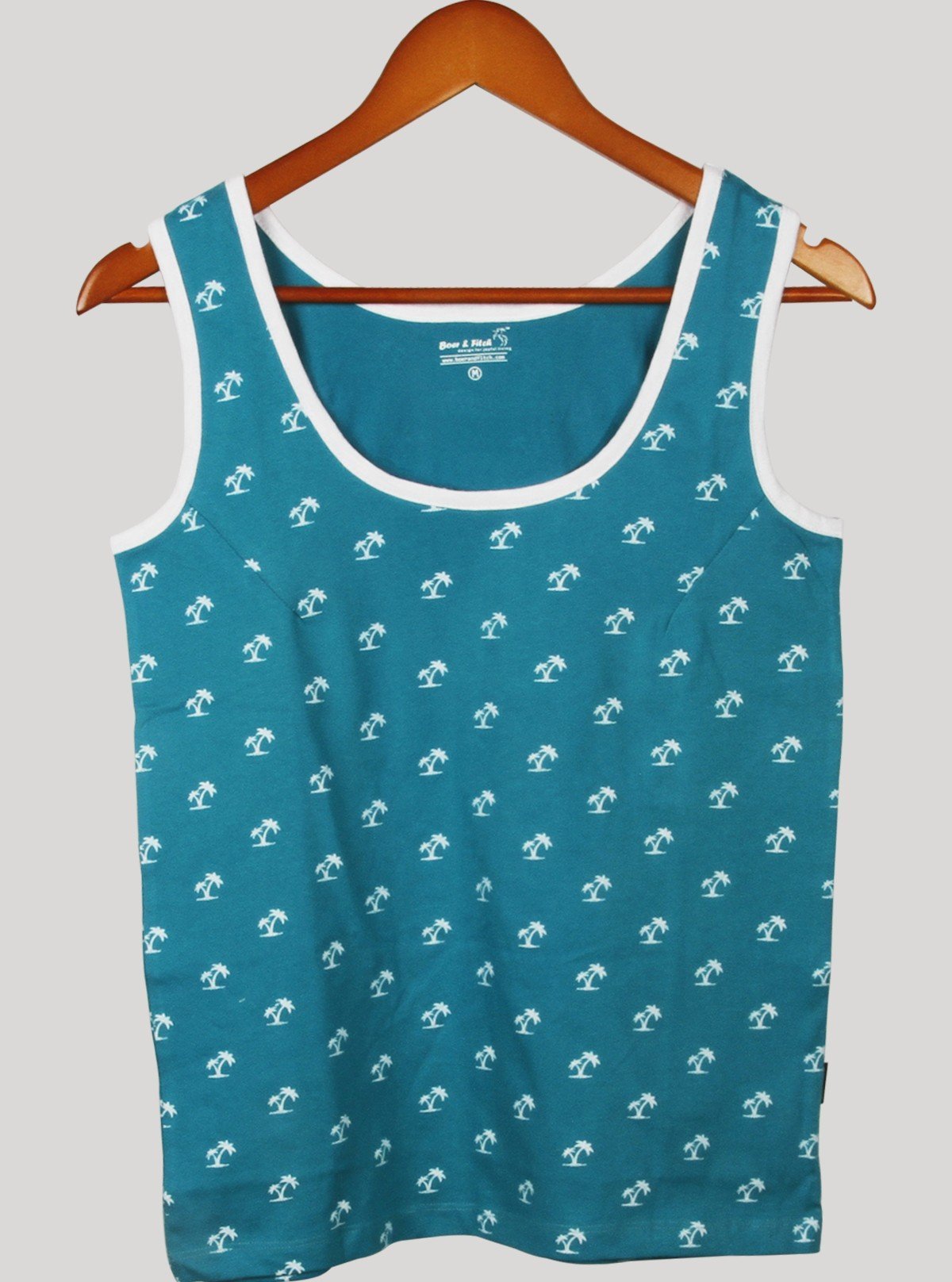 Women’s Green Graphic Sleeveless Top – Trendy & Comfortable | Boer & Fitch - Boer and Fitch