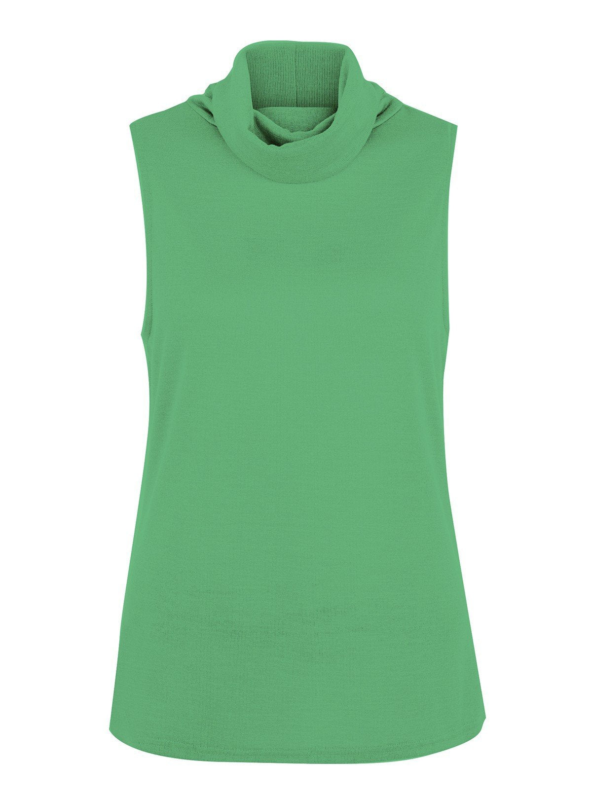 Women’s Green Roll - On Neck Sleeveless Top – Stylish & Comfortable | Boer & Fitch - Boer and Fitch