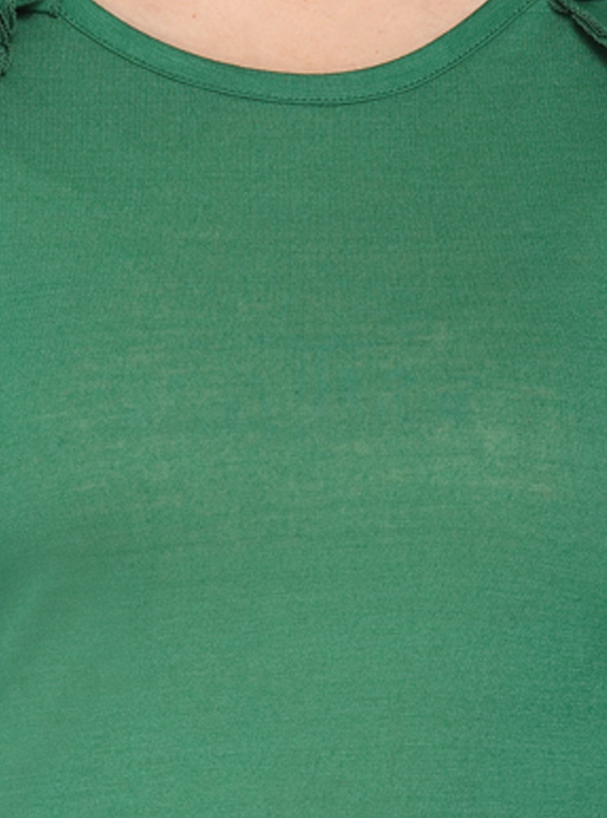 Women’s Green Viscose Knit Long Sleeve Top – Elegant & Lightweight by Boer & Fitch - Boer and Fitch