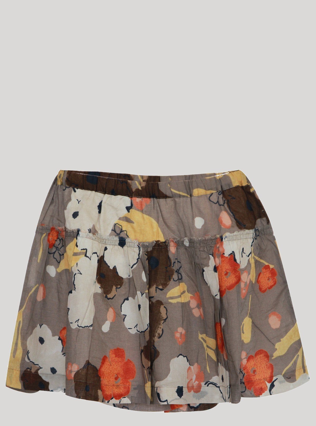 Women’s Grey Contrast Floral Short Skirt – Stylish & Chic | Boer & Fitch - Boer and Fitch