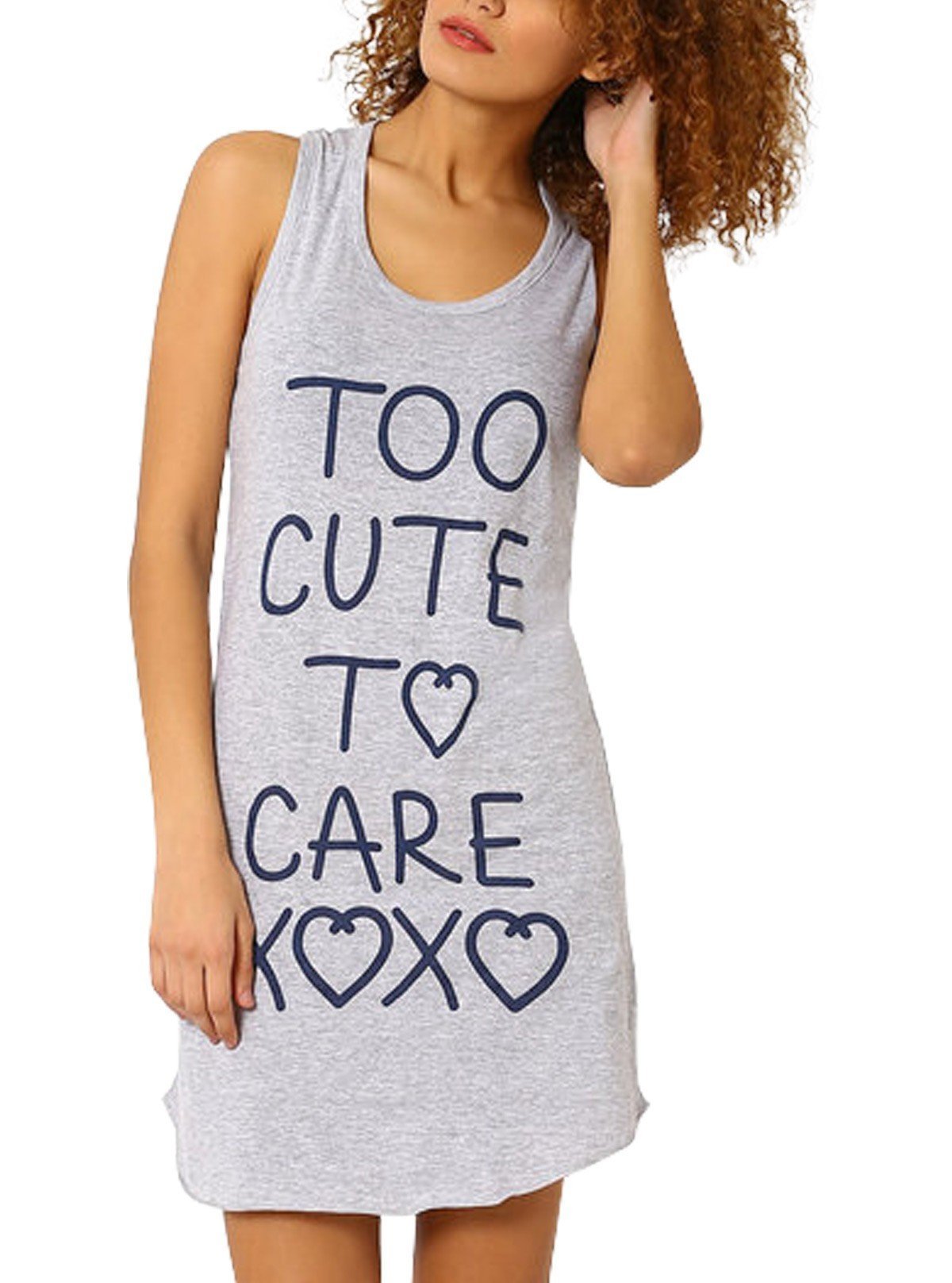 Women’s Grey Melange Cotton Jersey Knit Long Dress – Casual Chic Comfort - Boer and Fitch