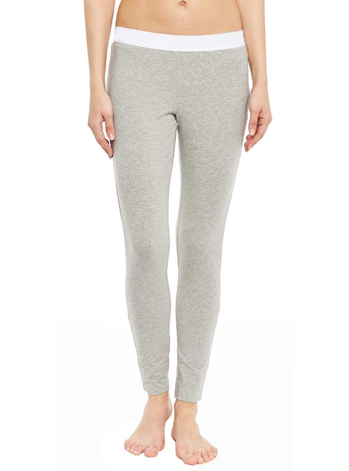 Women’s Grey Melange Cotton Jersey Pyjama Pant – Soft, Cozy & Breathable - Boer and Fitch