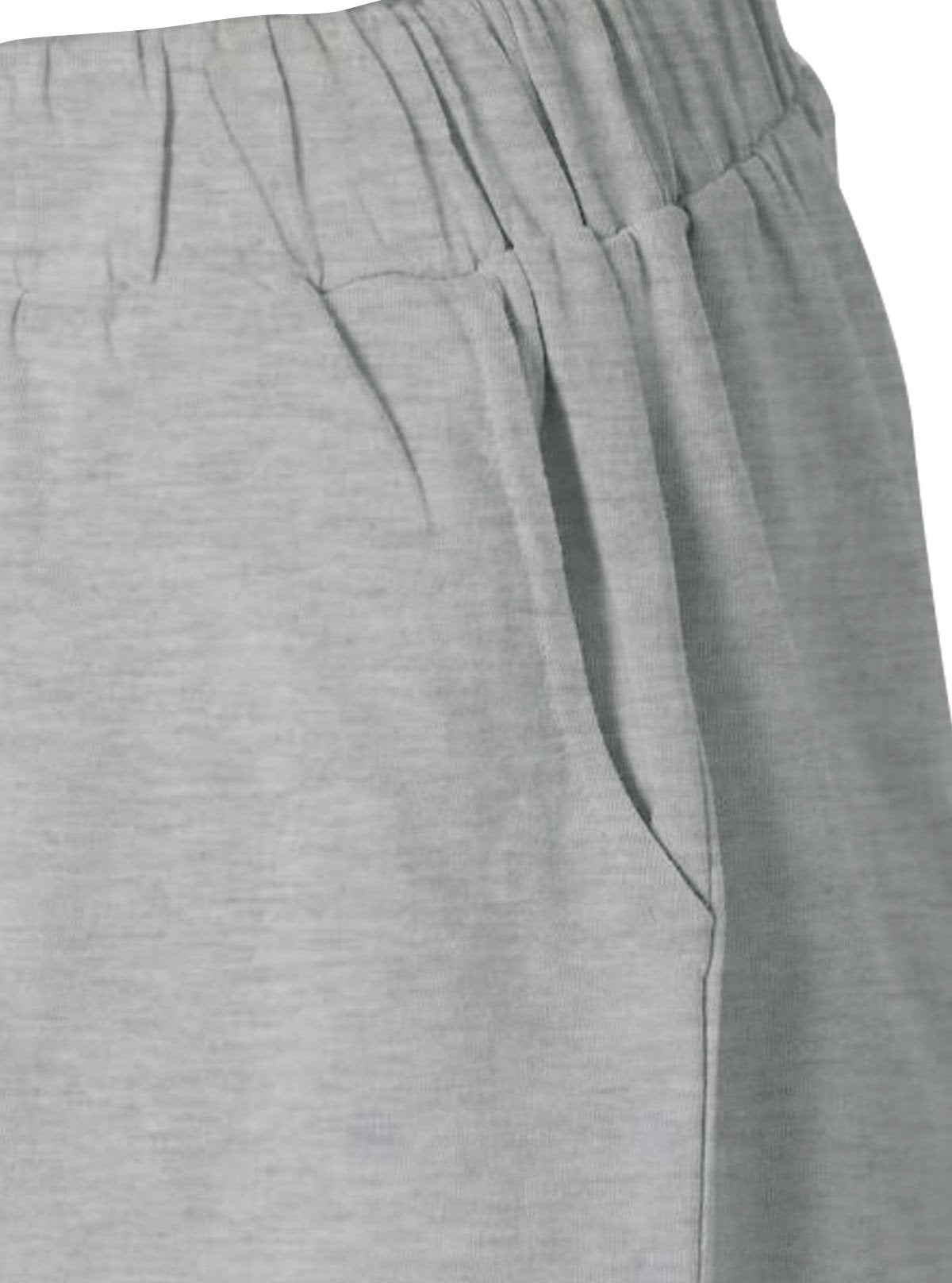 Women’s Grey Melange Cotton Shorts – Comfortable & Stylish | Boer & Fitch - Boer and Fitch