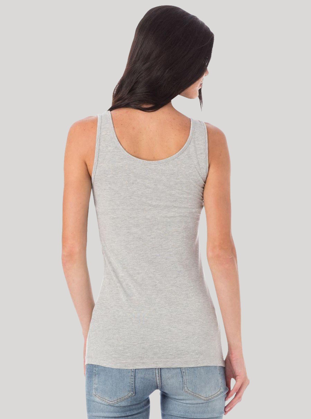 Women’s Grey Printed Sleeveless Top – Casual & Stylish | Boer & Fitch - Boer and Fitch