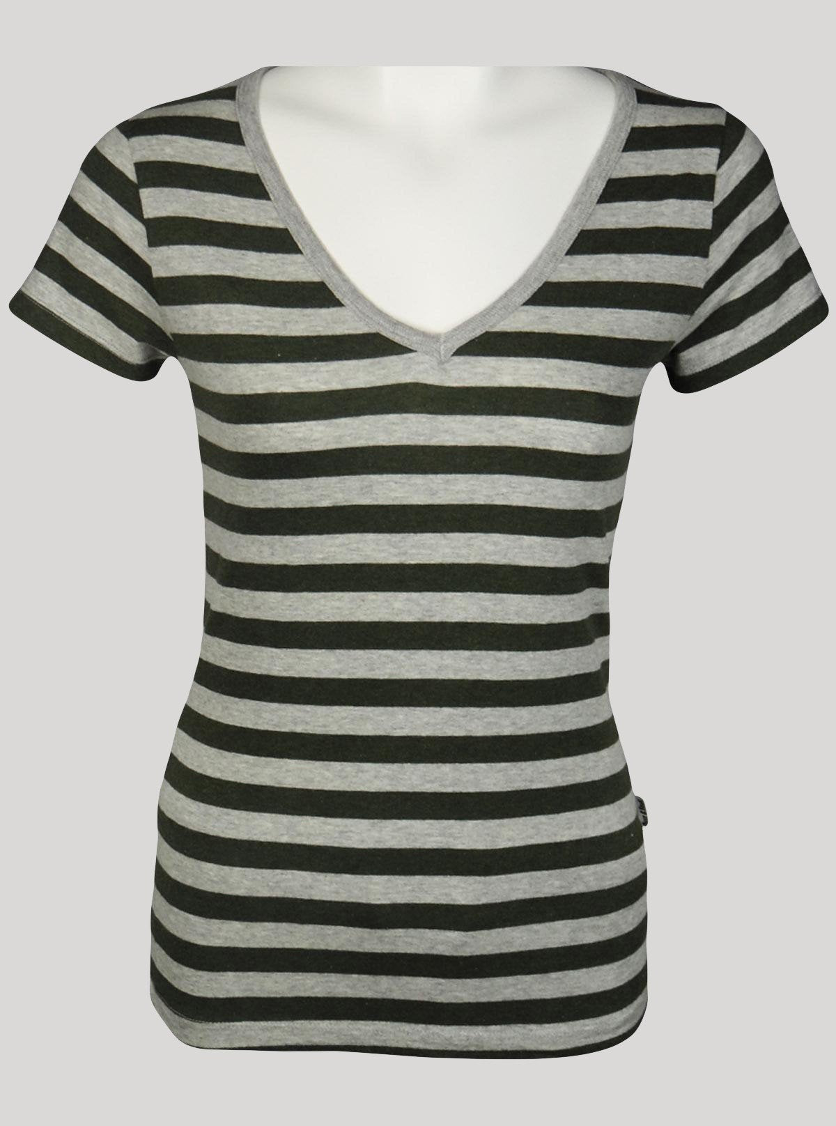 Women’s Grey Striped Top – Stylish & Comfortable | Boer & Fitch - Boer and Fitch