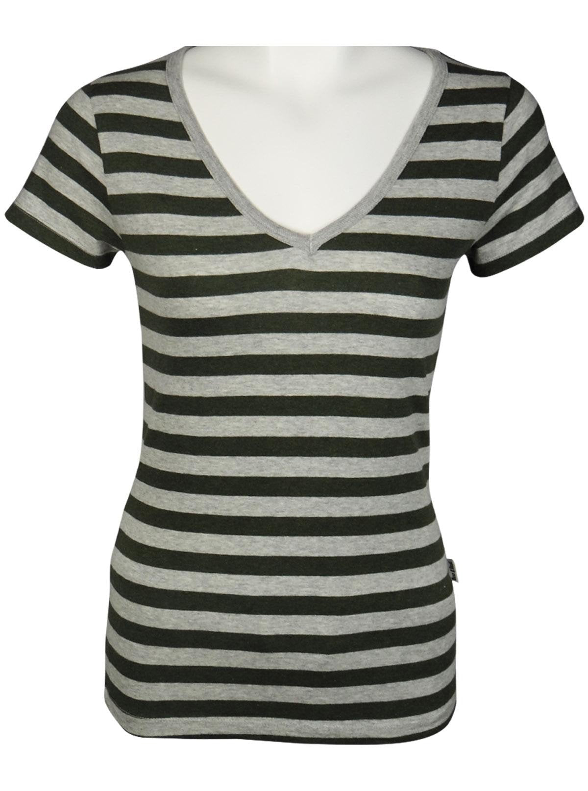 Women’s Grey Striped Top – Stylish & Comfortable | Boer & Fitch - Boer and Fitch