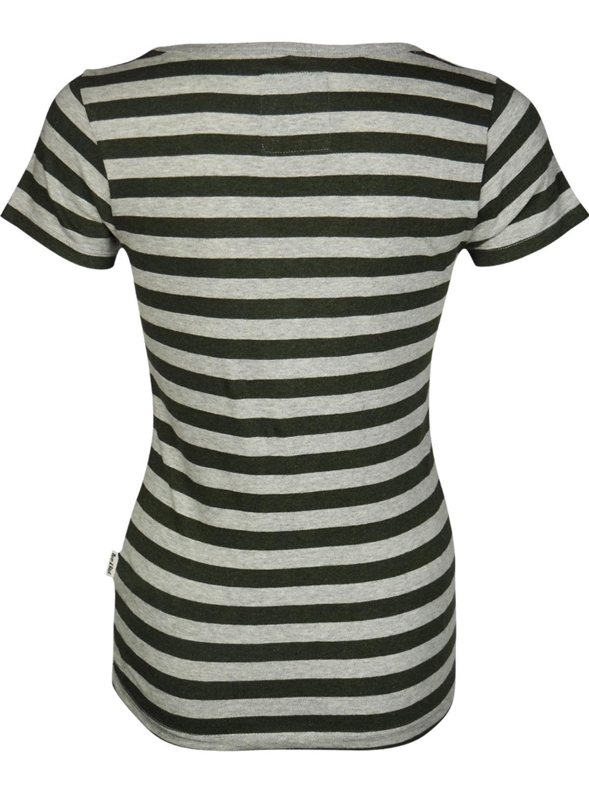 Women’s Grey Striped Top – Stylish & Comfortable | Boer & Fitch - Boer and Fitch