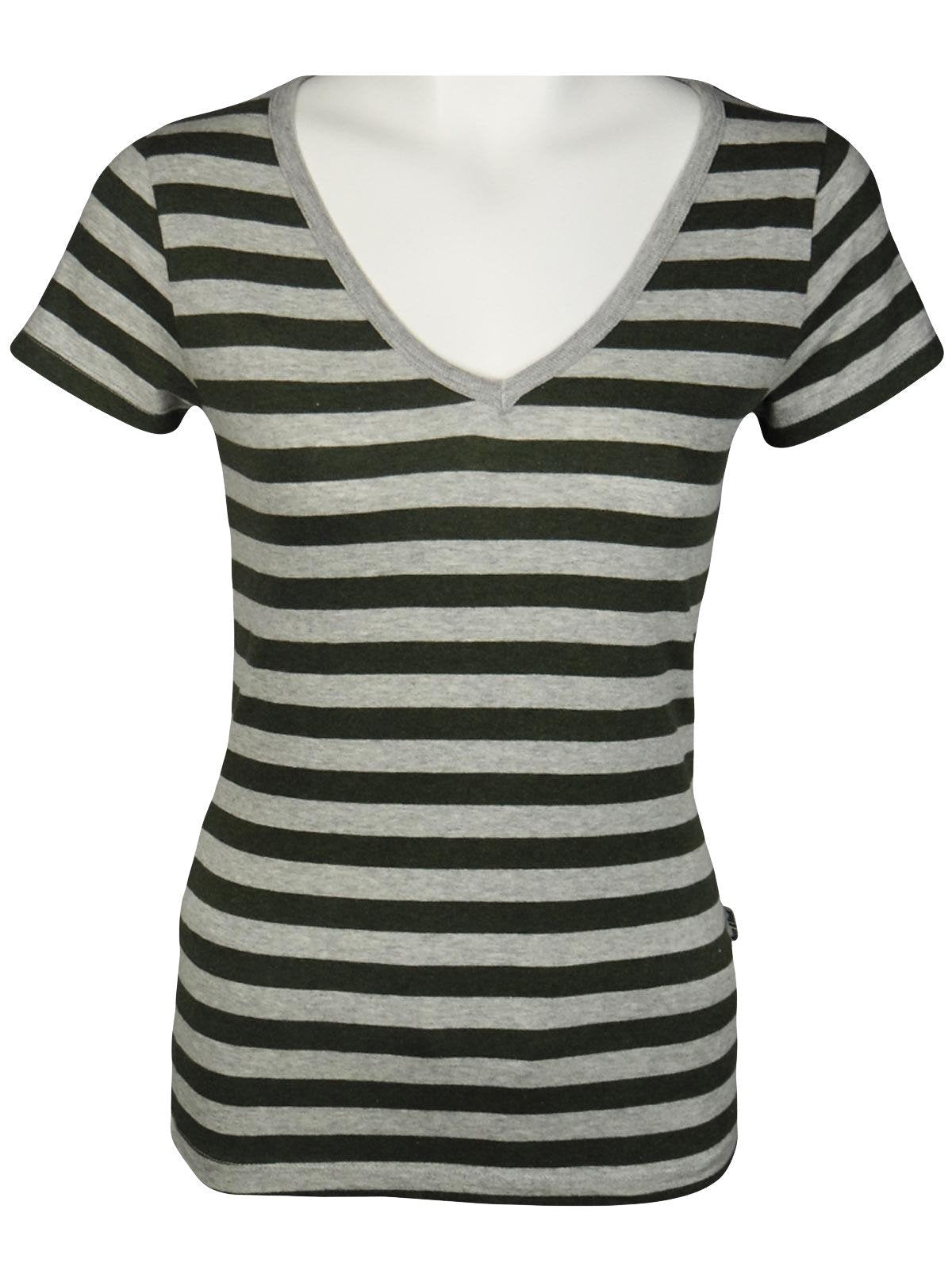 Women’s Grey Striped Top – Stylish & Comfortable | Boer & Fitch - Boer and Fitch