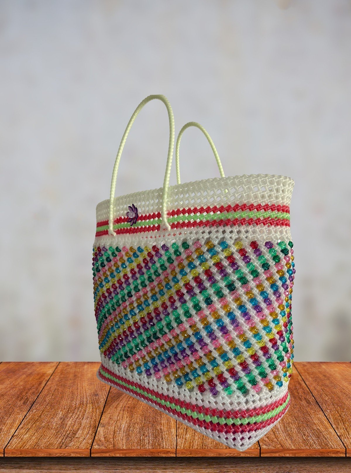 Women's Handmade Beaded Wire Bag – Multi - Purpose Fashion Accessory by Boer and Fitch - Boer and Fitch