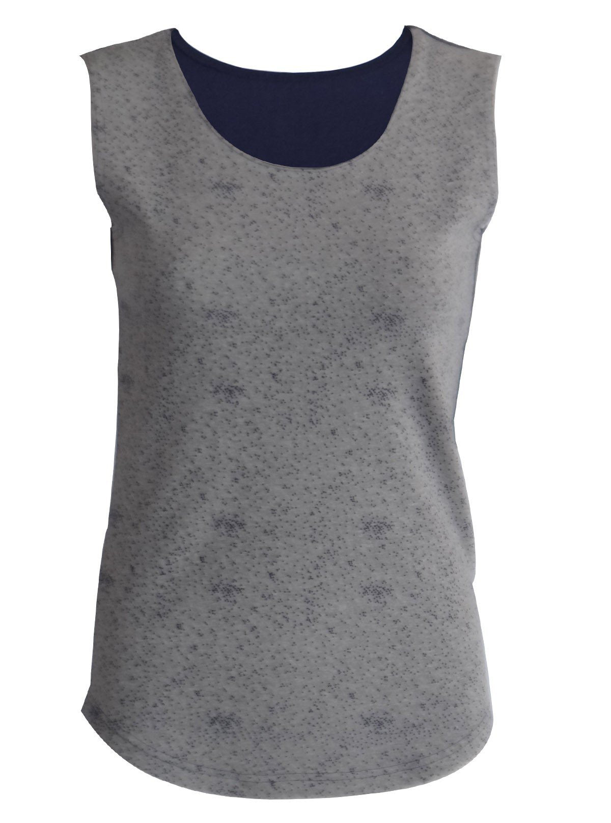 Women’s Ink Spread Designer Print Sleeveless Top – Trendy & Comfortable | Boer & Fitch - Boer and Fitch