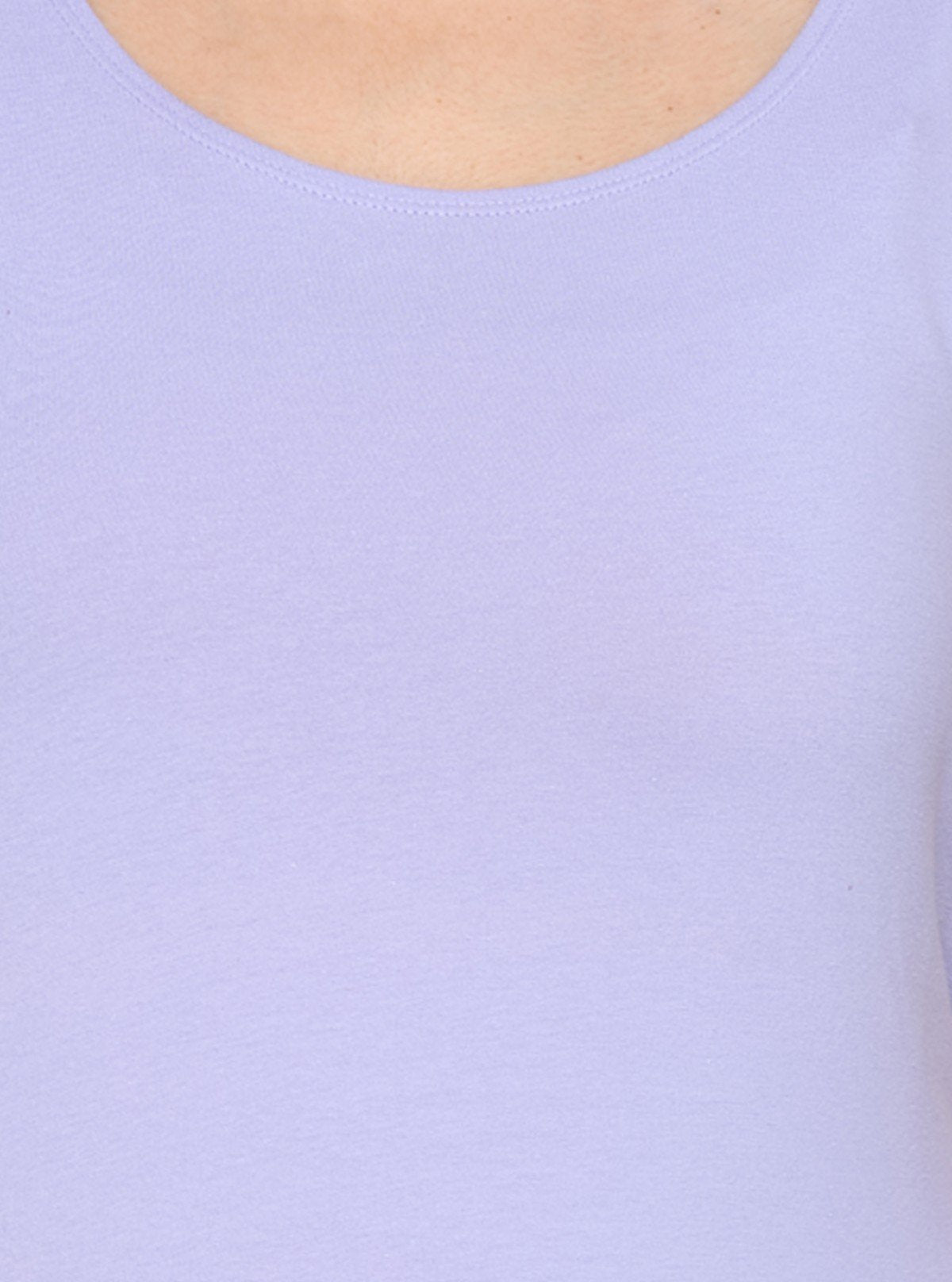 Women's Lavender Sleeveless Cotton Elastane Jersey Top by Boer and Fitch - Boer and Fitch