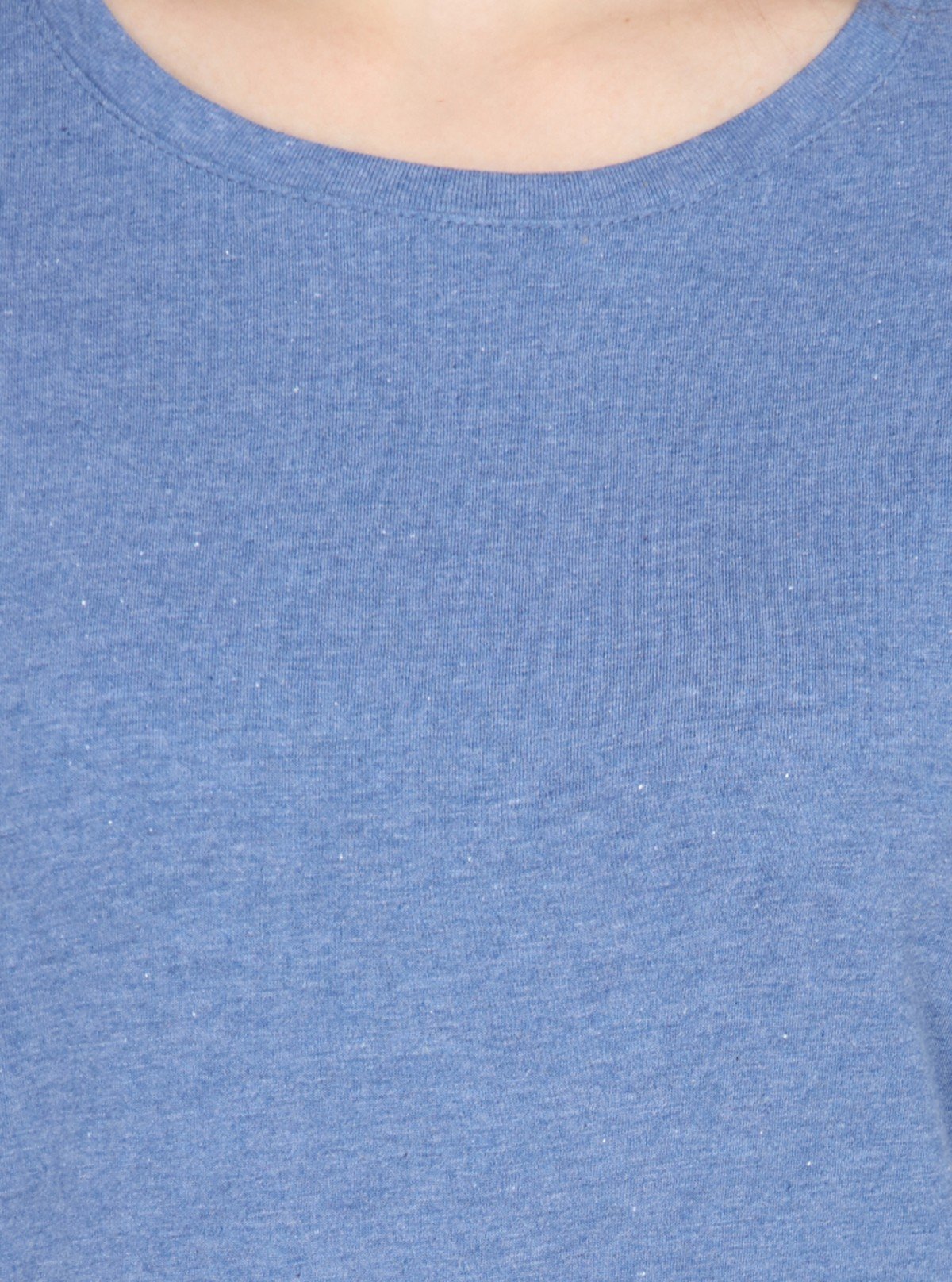 Women's Light Blue Crew Neck Cotton Jersey Short Sleeve T-Shirt by Boer and Fitch - Boer and Fitch