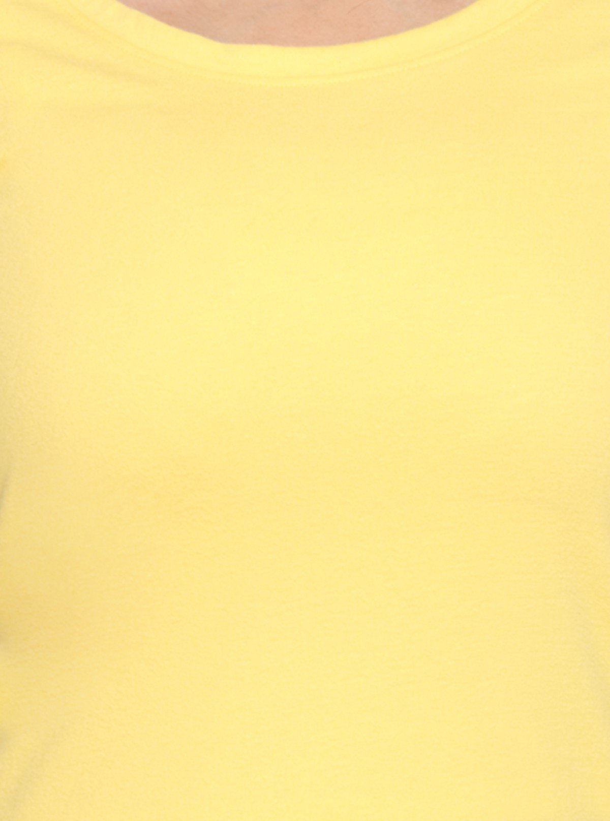 Women's Light Yellow Crew Neck Cotton Jersey Short Sleeve T-Shirt by Boer and Fitch - Boer and Fitch