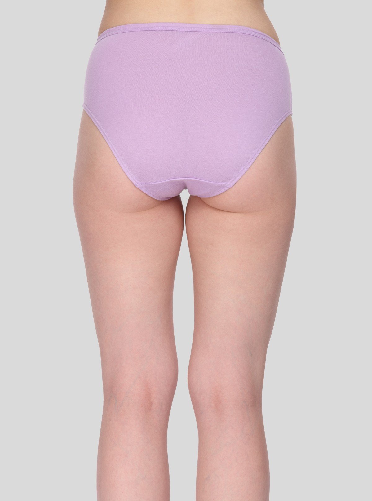 Women’s Lilac Cotton Elastane Brief – Soft Stretch Innerwear for Everyday Ease - Boer and Fitch