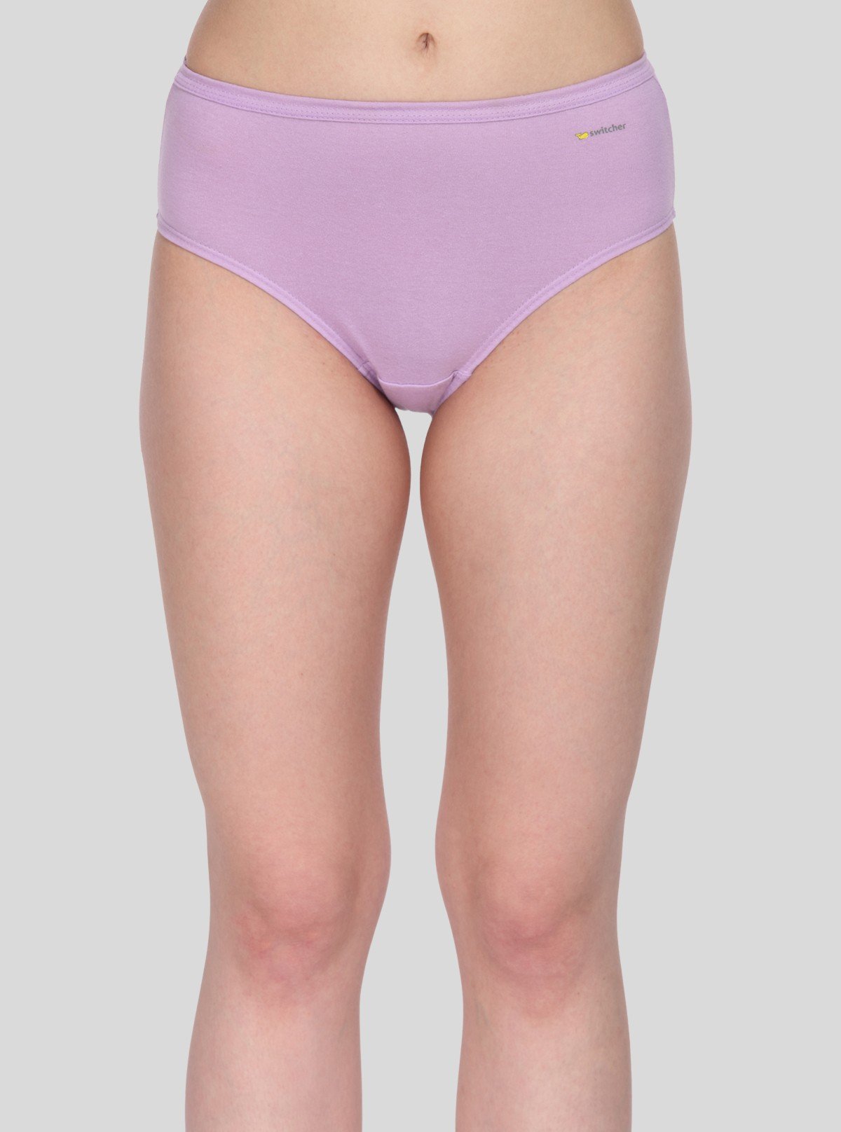 Women’s Lilac Cotton Elastane Brief – Soft Stretch Innerwear for Everyday Ease - Boer and Fitch