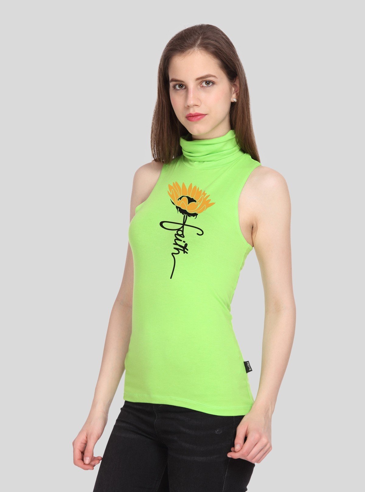 Women’s Limette Faith Print Sleeveless Top – Boer and Fitch - Boer and Fitch