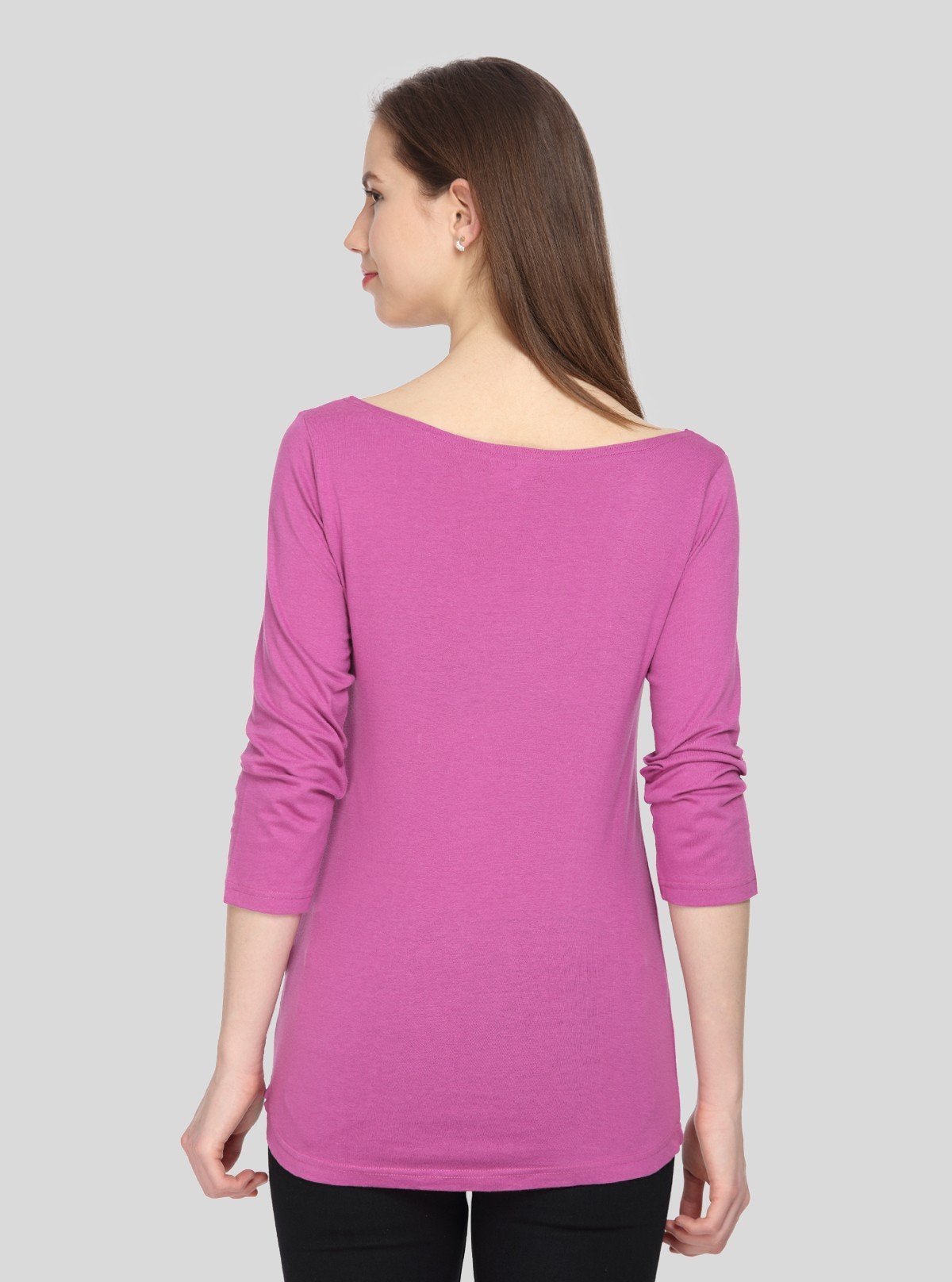 Women’s Long Sleeve Fuchsia Cotton Top – Boer and Fitch - Boer and Fitch