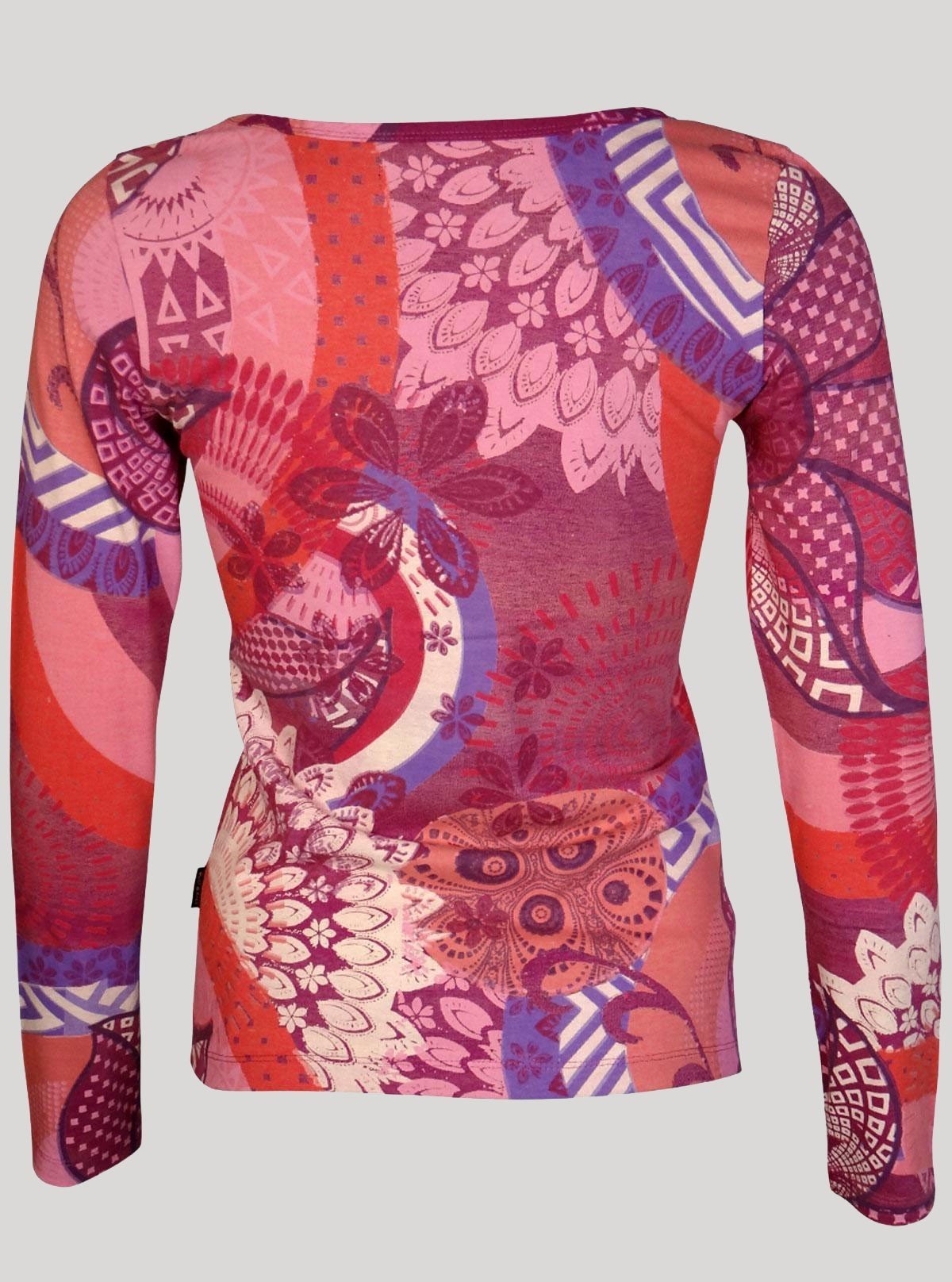 Women’s Long Sleeve Oasis Printed Cotton Top – Stylish Casual by Boer and Fitch - Boer and Fitch