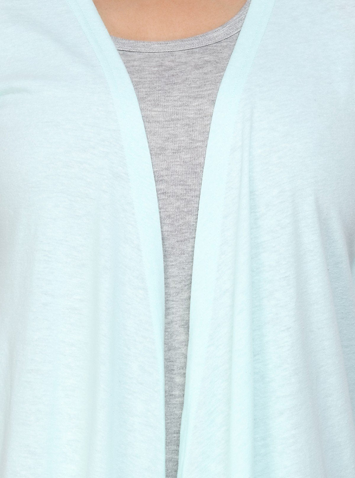 Women's Mint Green 100% Cotton Shrug – Breezy Lightweight Everyday Layer - Boer and Fitch