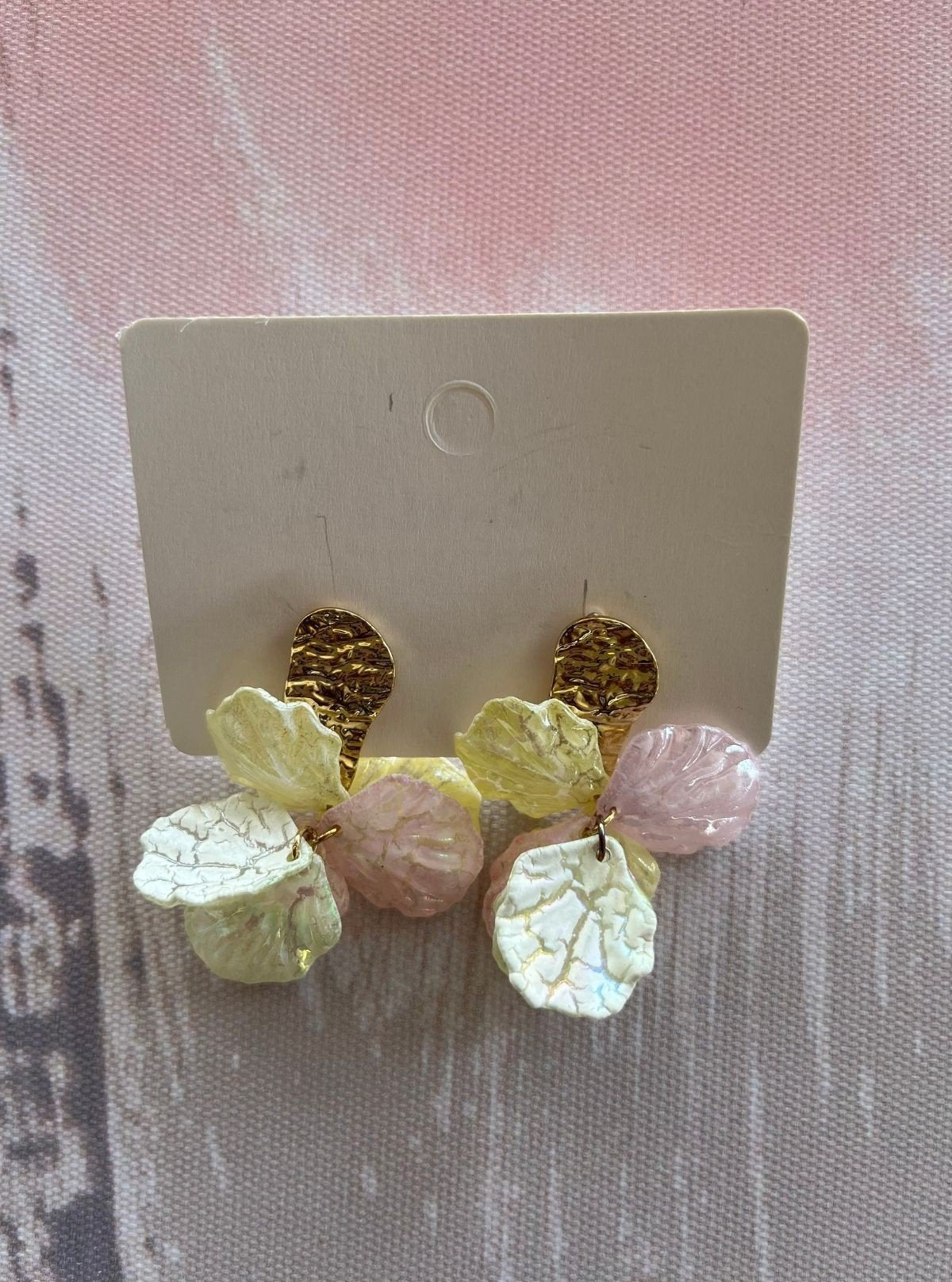 Women’s Multi - Color Flower Drop Earrings – Vibrant & Trendy Style - Boer and Fitch