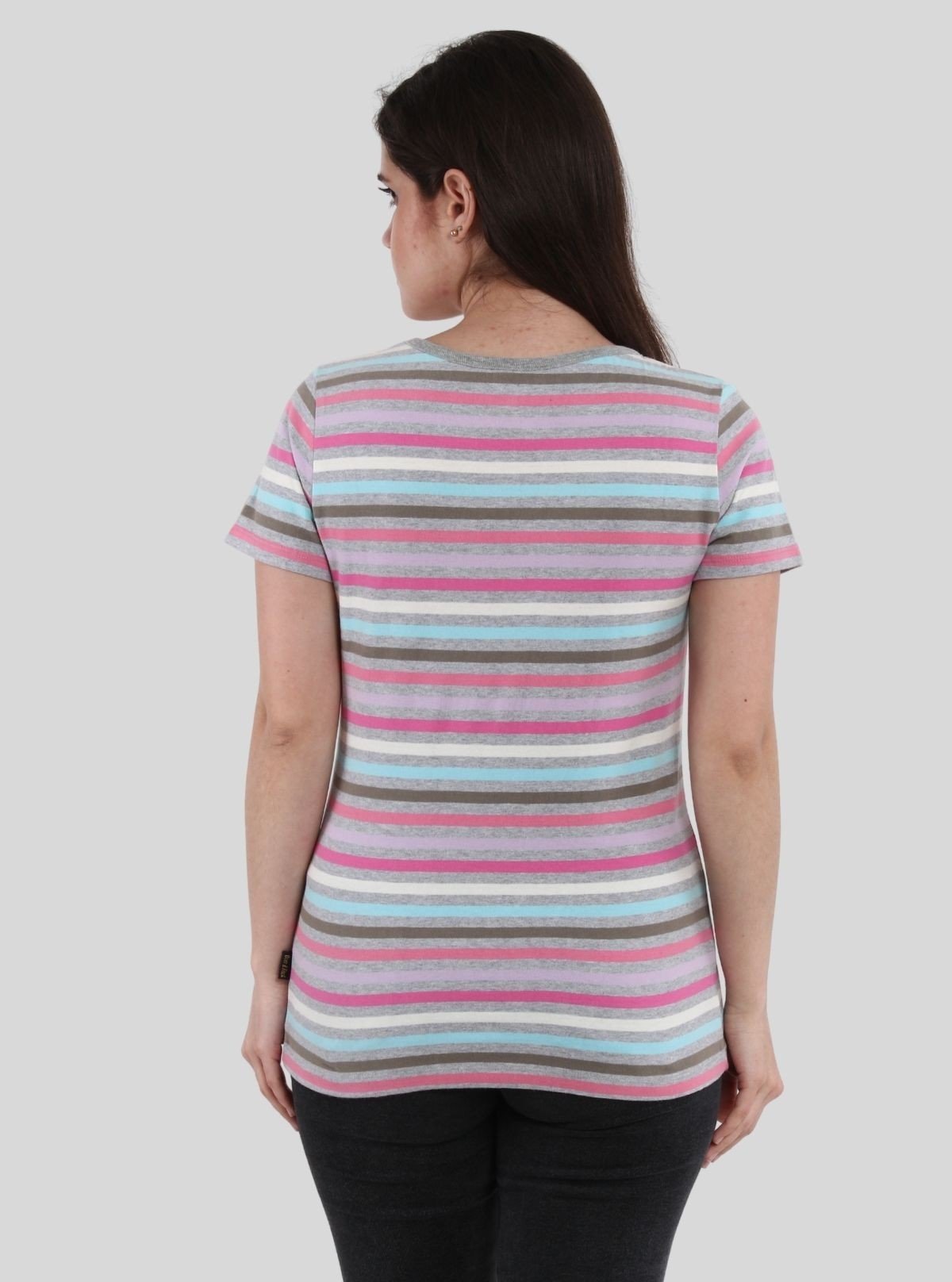 Women’s Multi Striped V - Neck Top – Boer and Fitch - Boer and Fitch