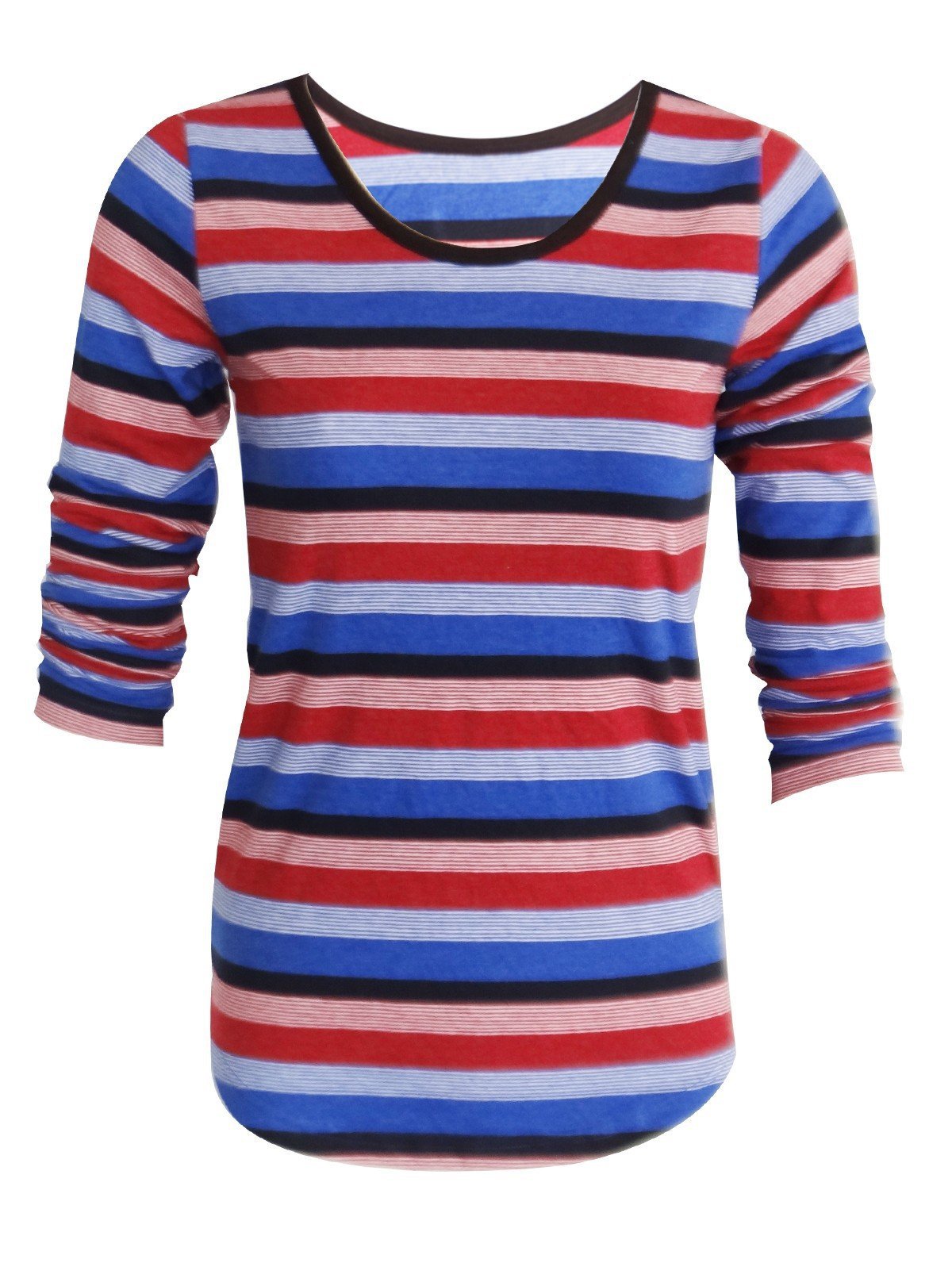 Women’s Multicolor Striped Top – Vibrant & Stylish | Boer & Fitch - Boer and Fitch