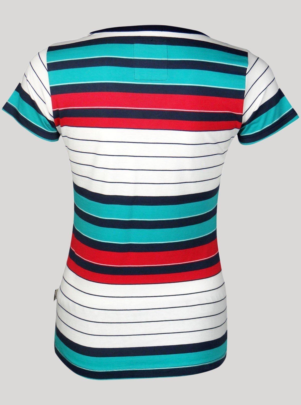 Women’s Multicolor Striped V - Neck Top – Trendy & Comfortable | Boer & Fitch - Boer and Fitch