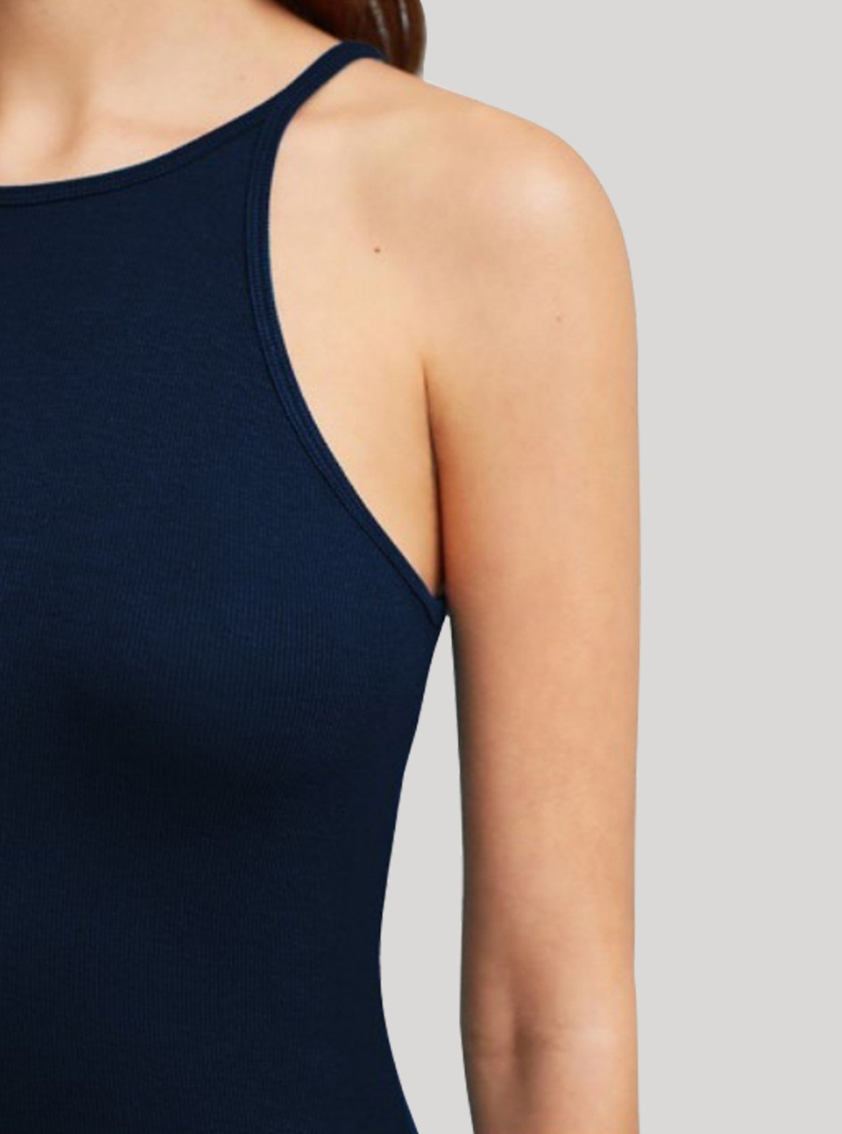 Women’s Navy Ribbed Tank Top – Stylish & Comfortable | Boer & Fitch - Boer and Fitch