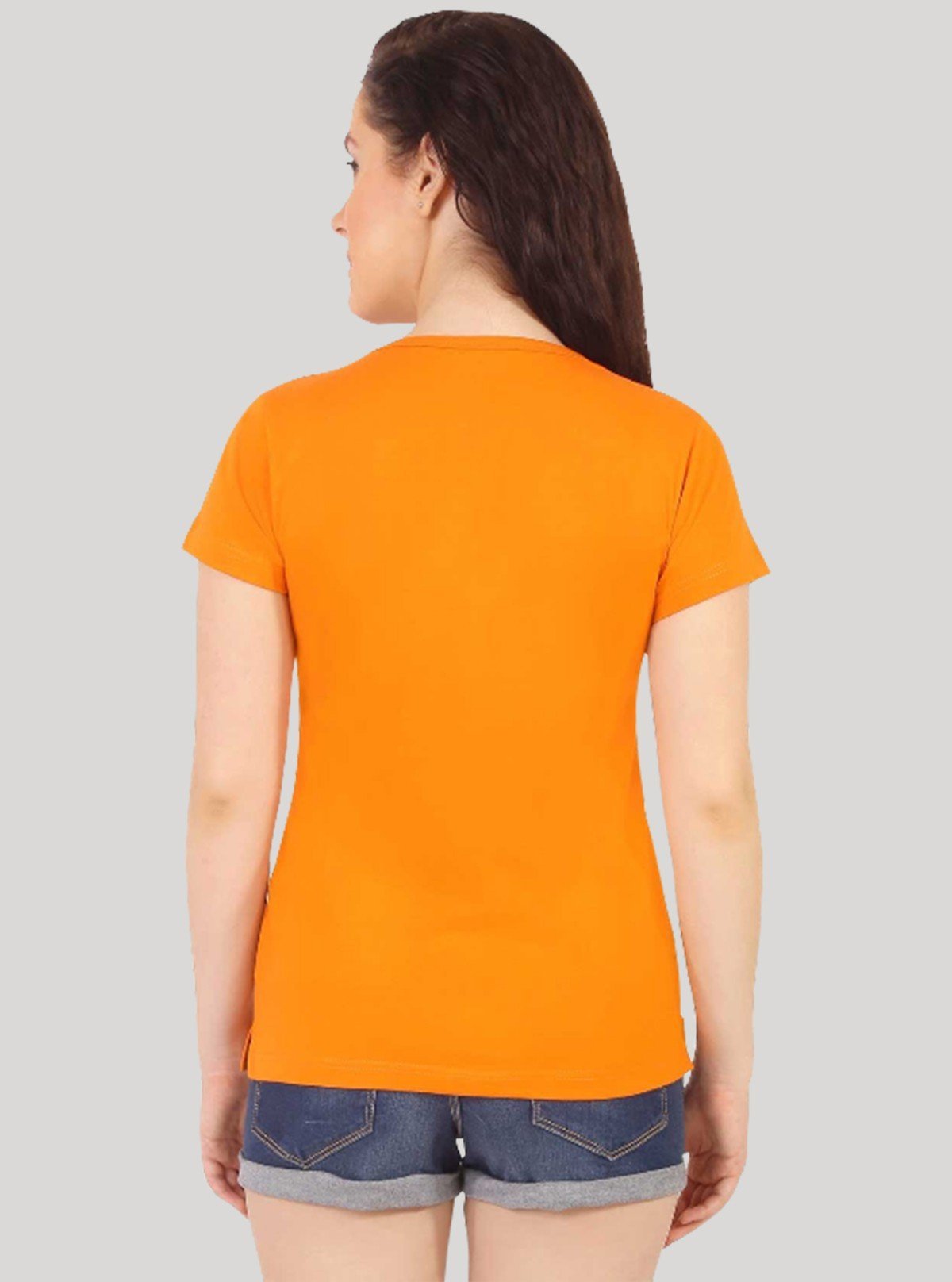 Women’s Orange Short Sleeve Top – Casual Cotton Wear | Boer & Fitch - Boer and Fitch