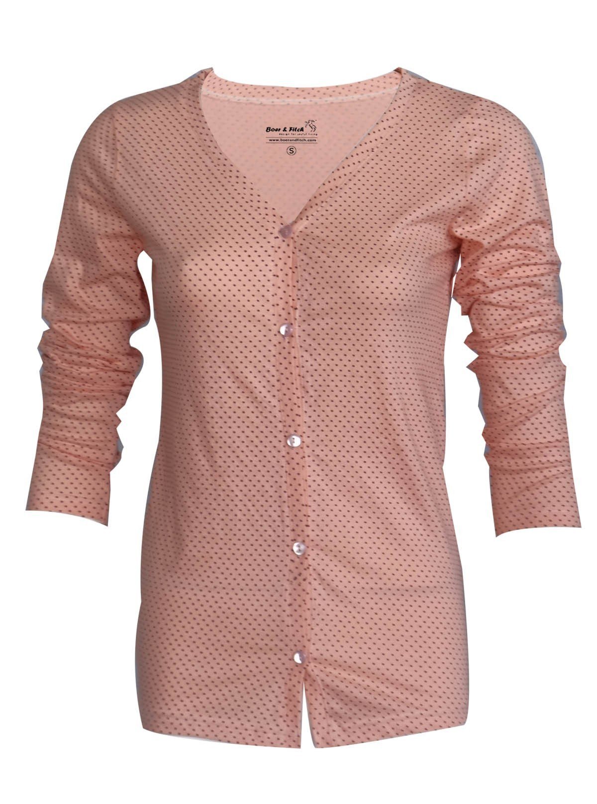 Women’s Pastel Peach Top – Soft & Stylish | Boer & Fitch - Boer and Fitch