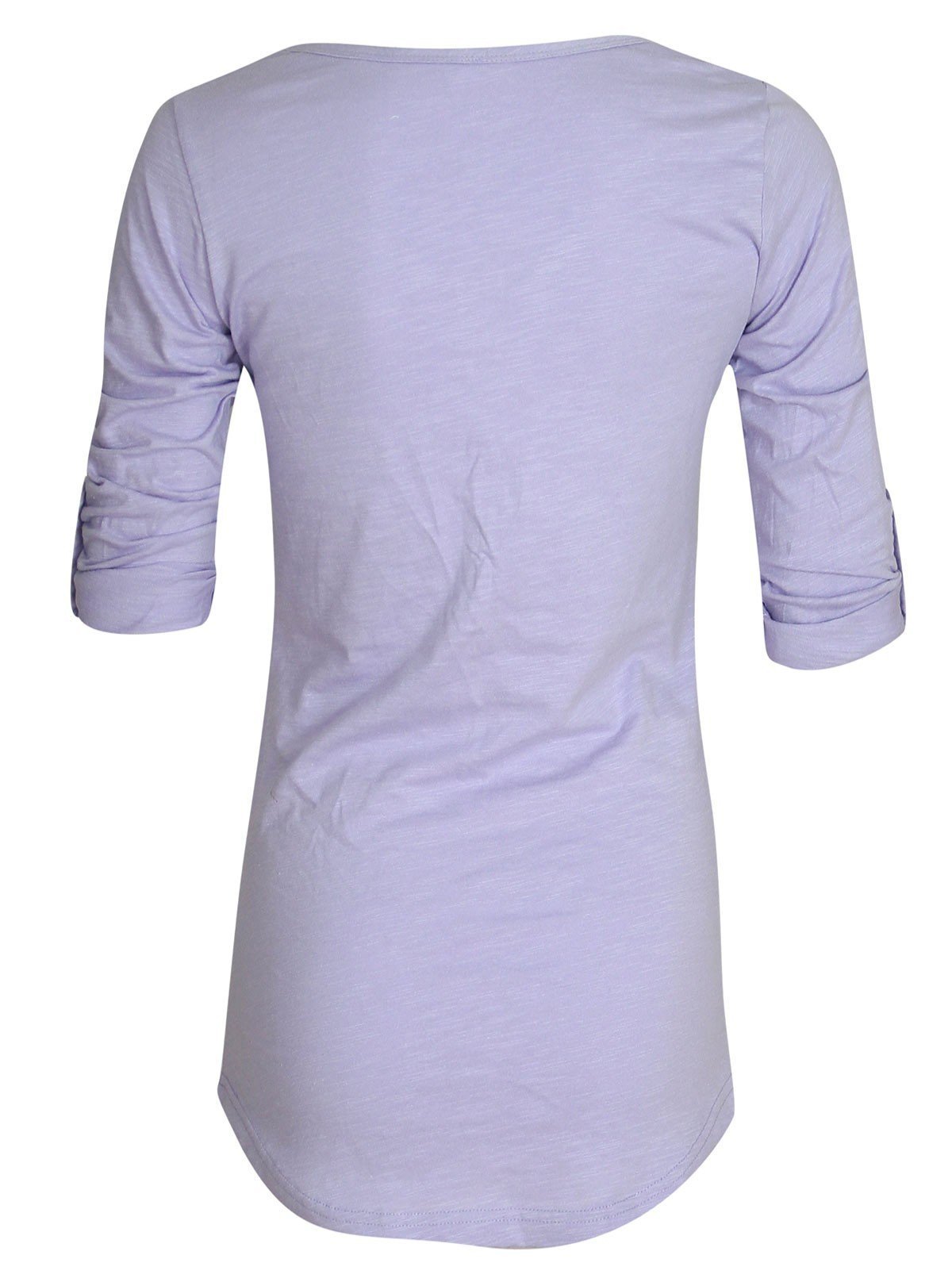Women’s Pastel Purple Slub Jersey Top – Soft & Stylish | Boer & Fitch - Boer and Fitch