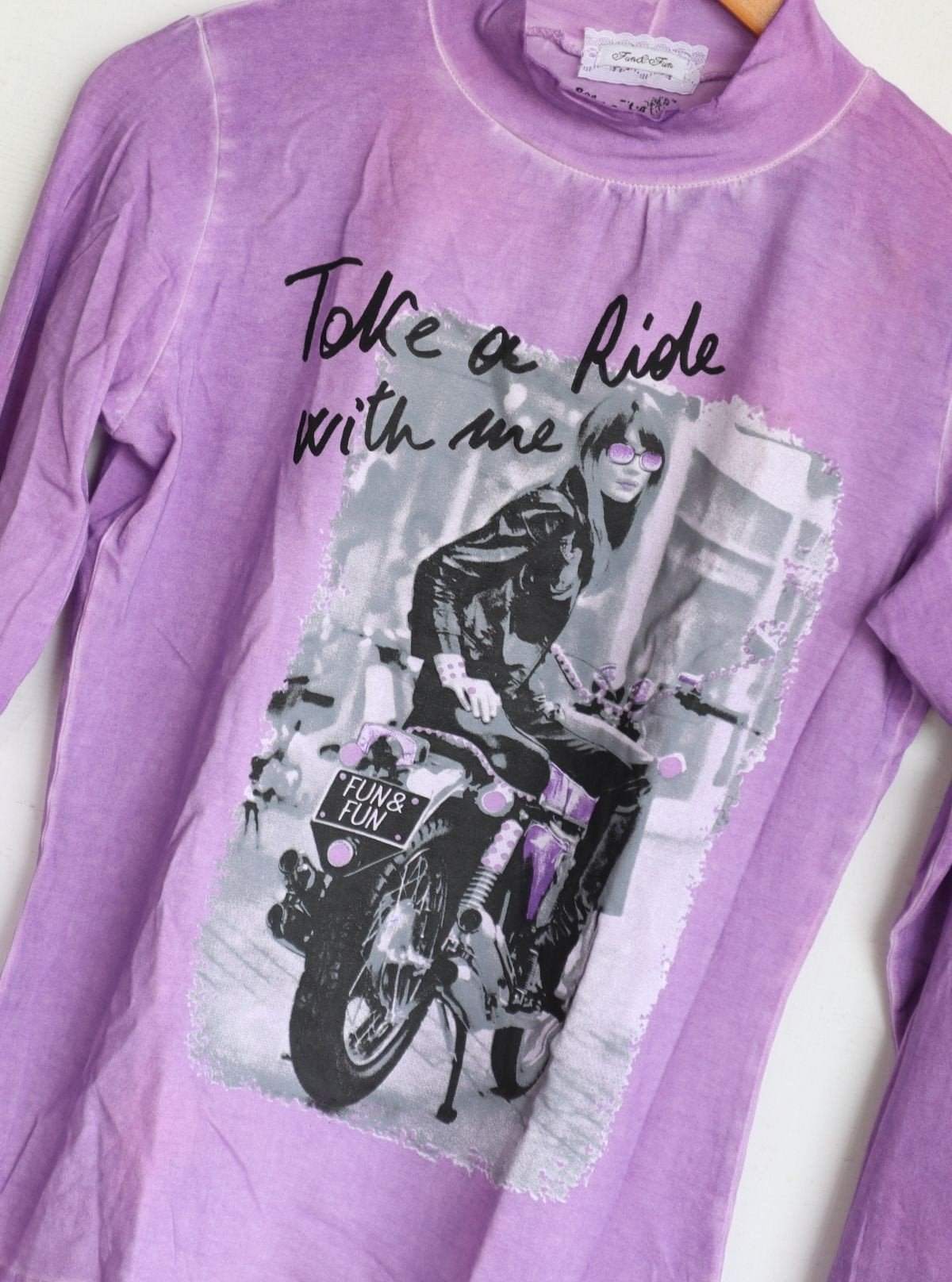 Women’s Pink Biker Printed Top – Trendy & Comfortable | Boer & Fitch - Boer and Fitch
