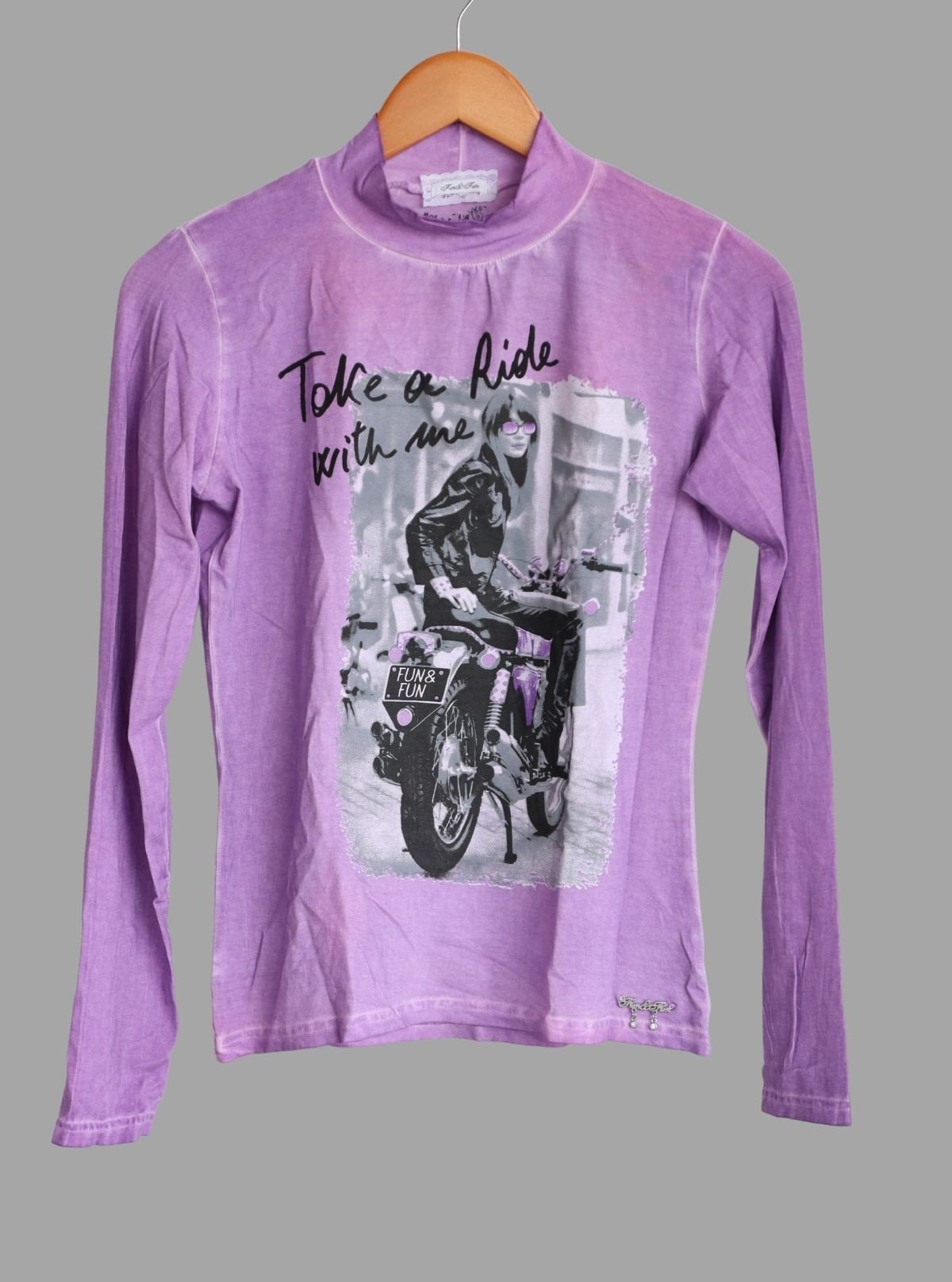 Women’s Pink Biker Printed Top – Trendy & Comfortable | Boer & Fitch - Boer and Fitch