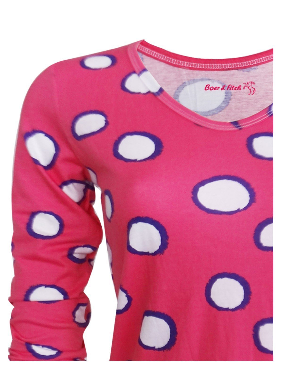 Women’s Pink Bubble Dotted Top – Fun & Stylish | Boer & Fitch - Boer and Fitch