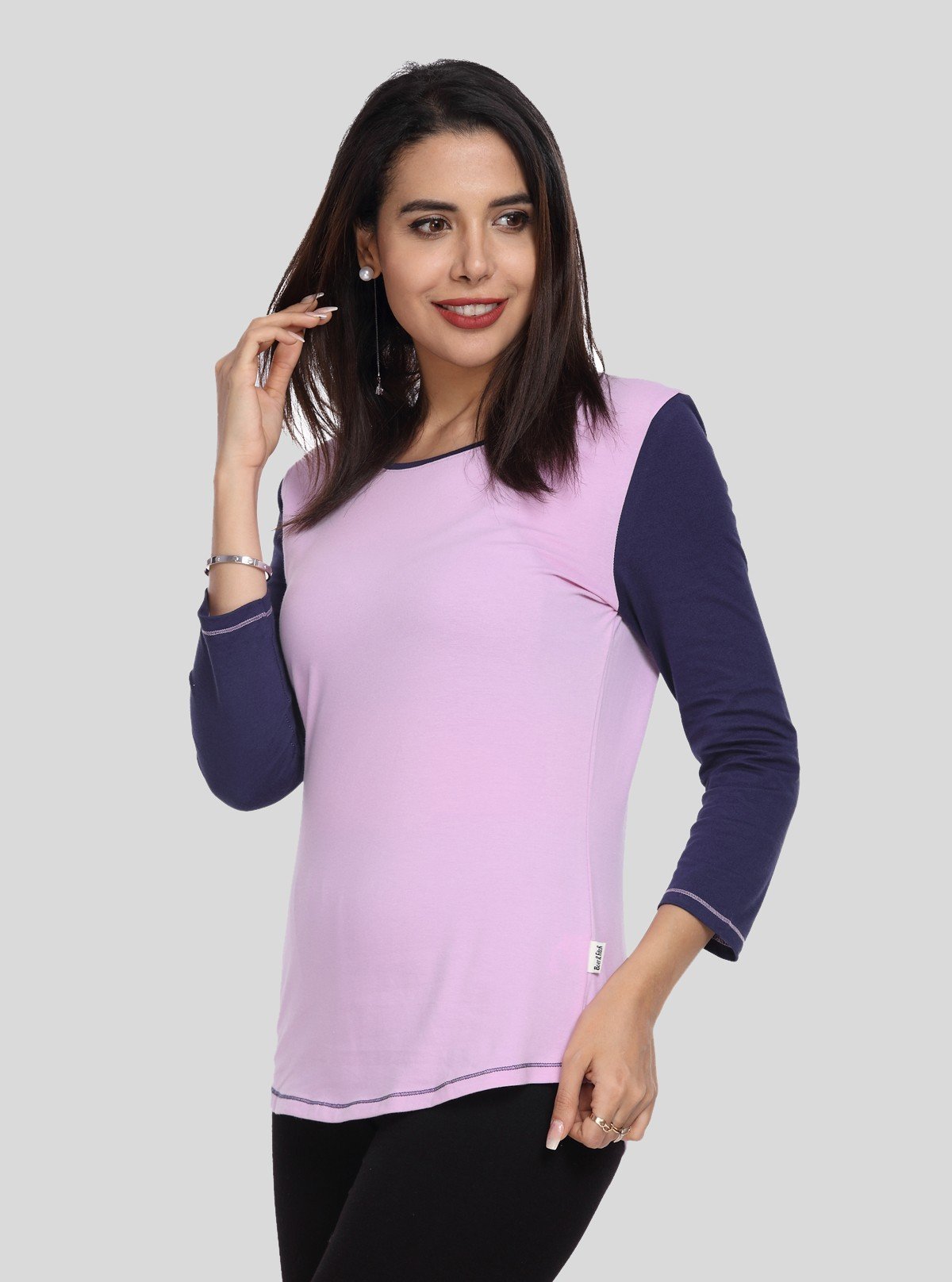 Women's Pink Contrast Top – Bold, Feminine & Stylish by Boer & Fitch - Boer and Fitch