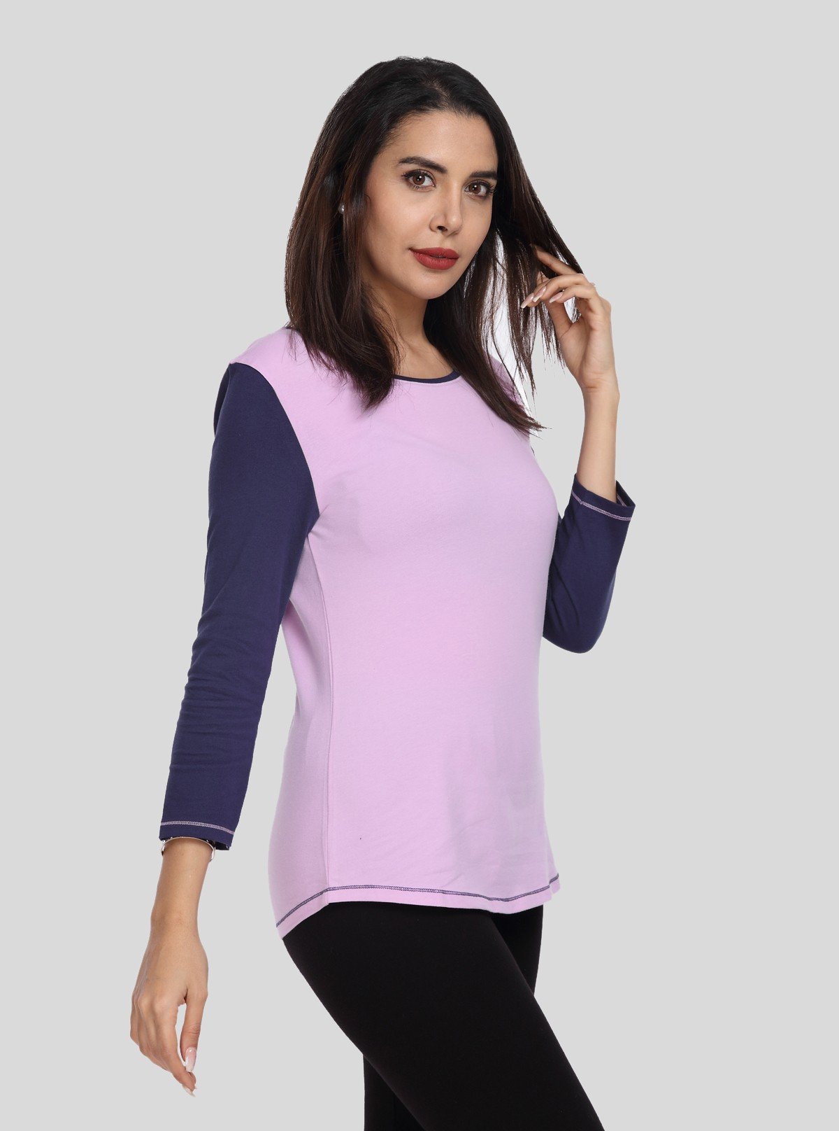 Women's Pink Contrast Top – Bold, Feminine & Stylish by Boer & Fitch - Boer and Fitch